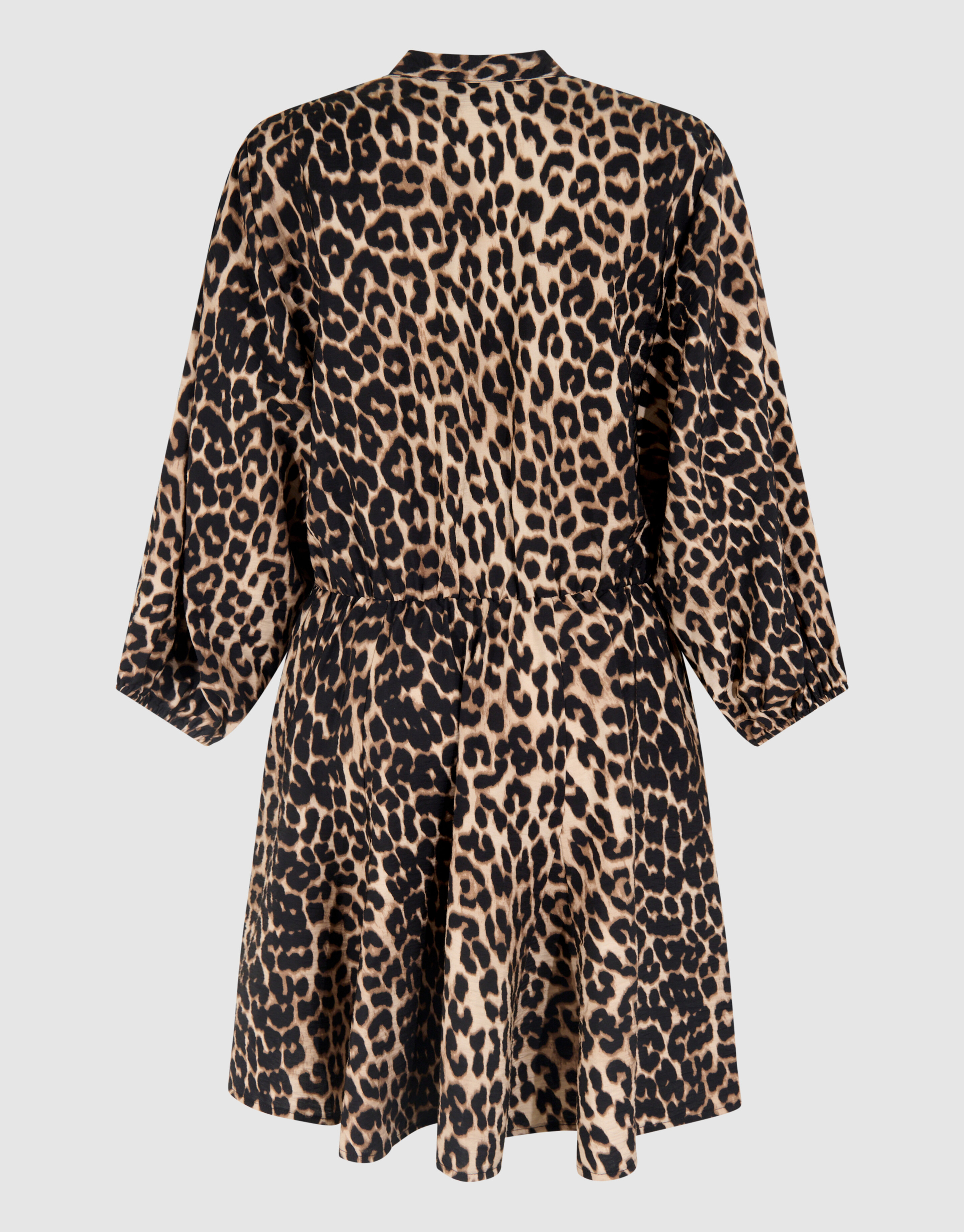 Leopard Mini Jurk Bruin SHOEBY WOMEN