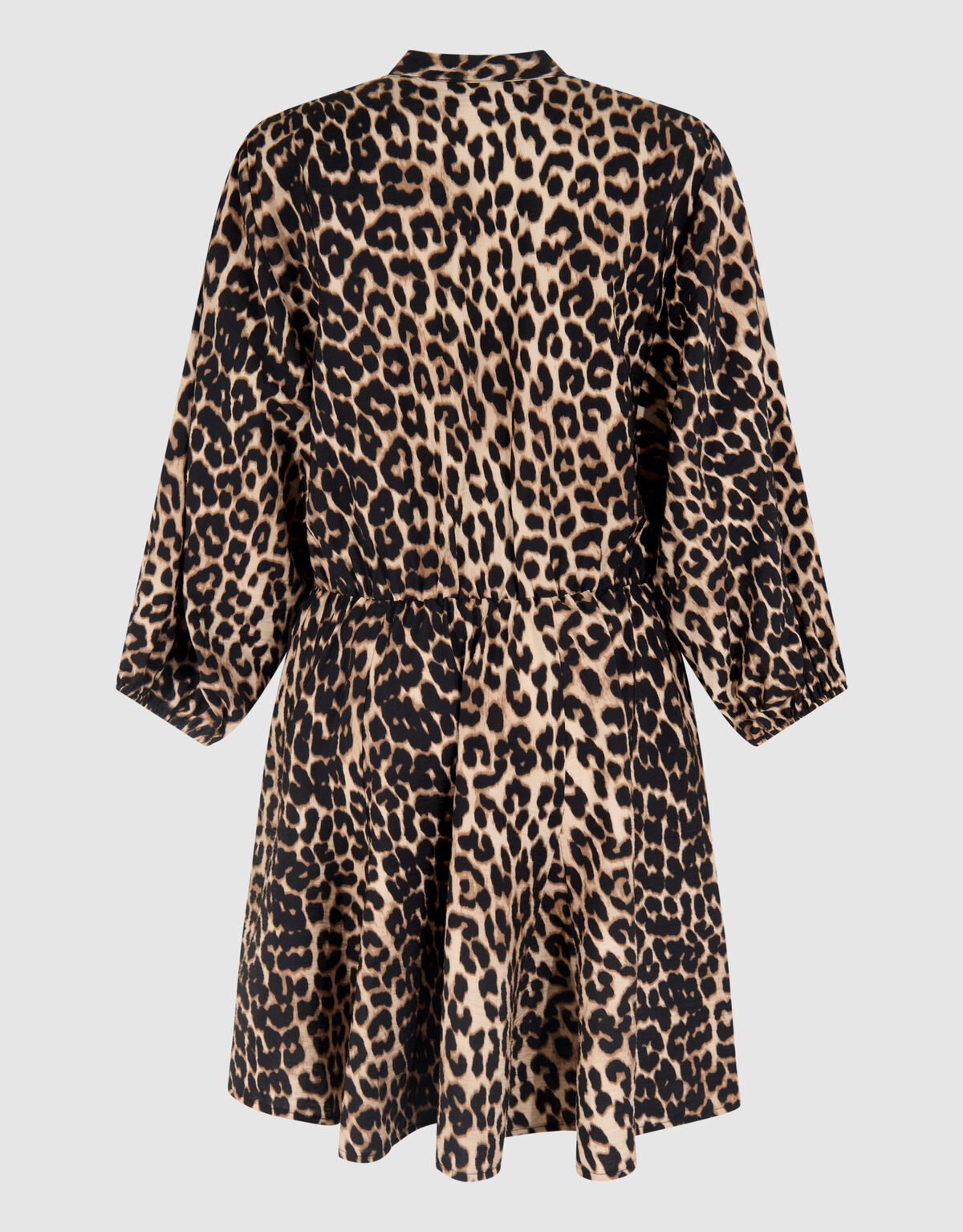 Leopard Mini Jurk Bruin SHOEBY WOMEN