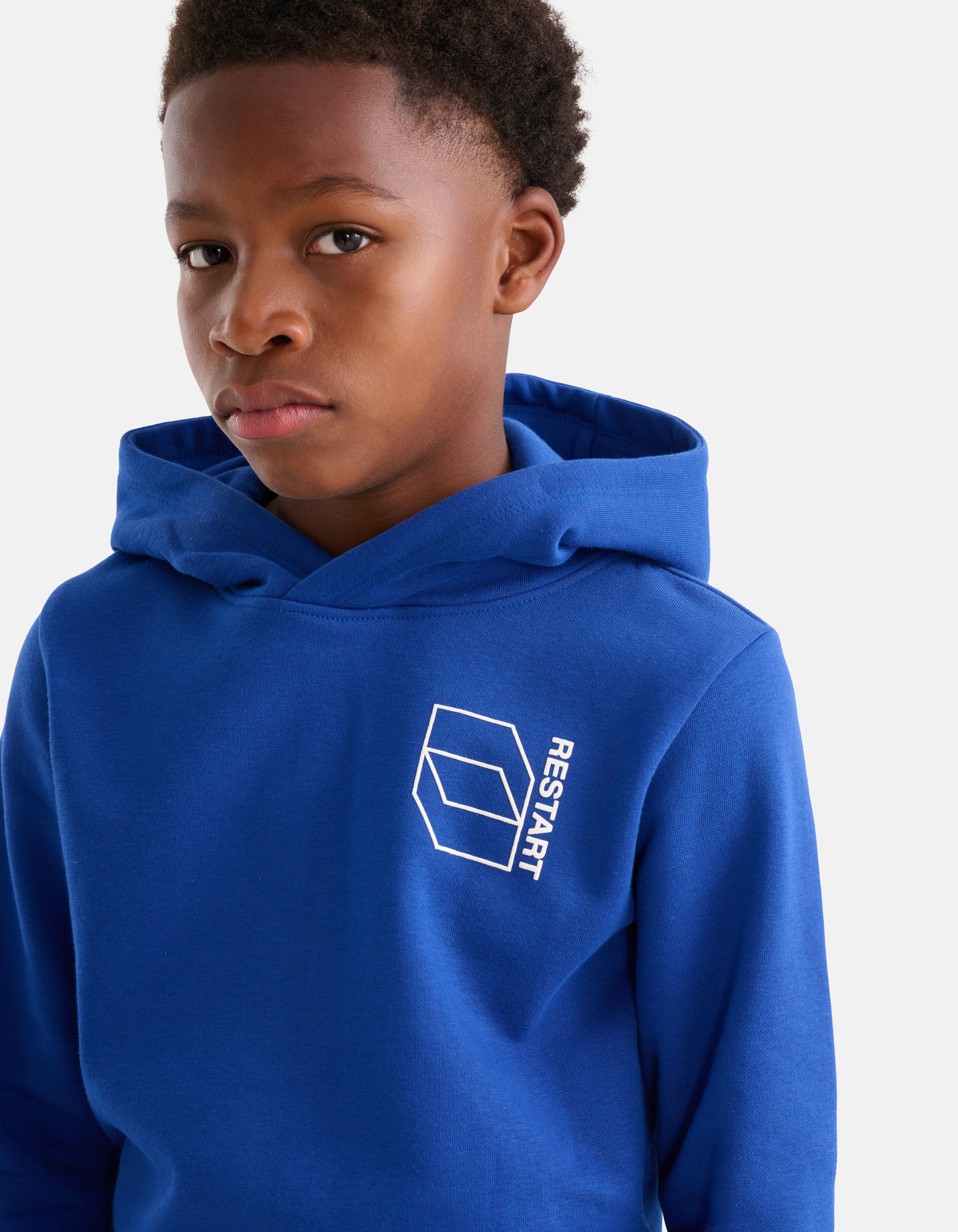 Print Hoodie Kobalt Blauw SHOEBY BOYS