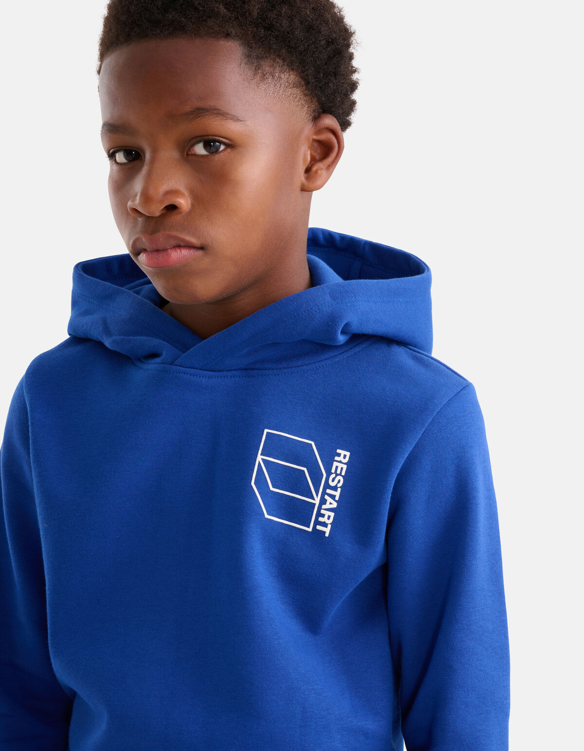 Print Hoodie Kobalt Blauw SHOEBY BOYS