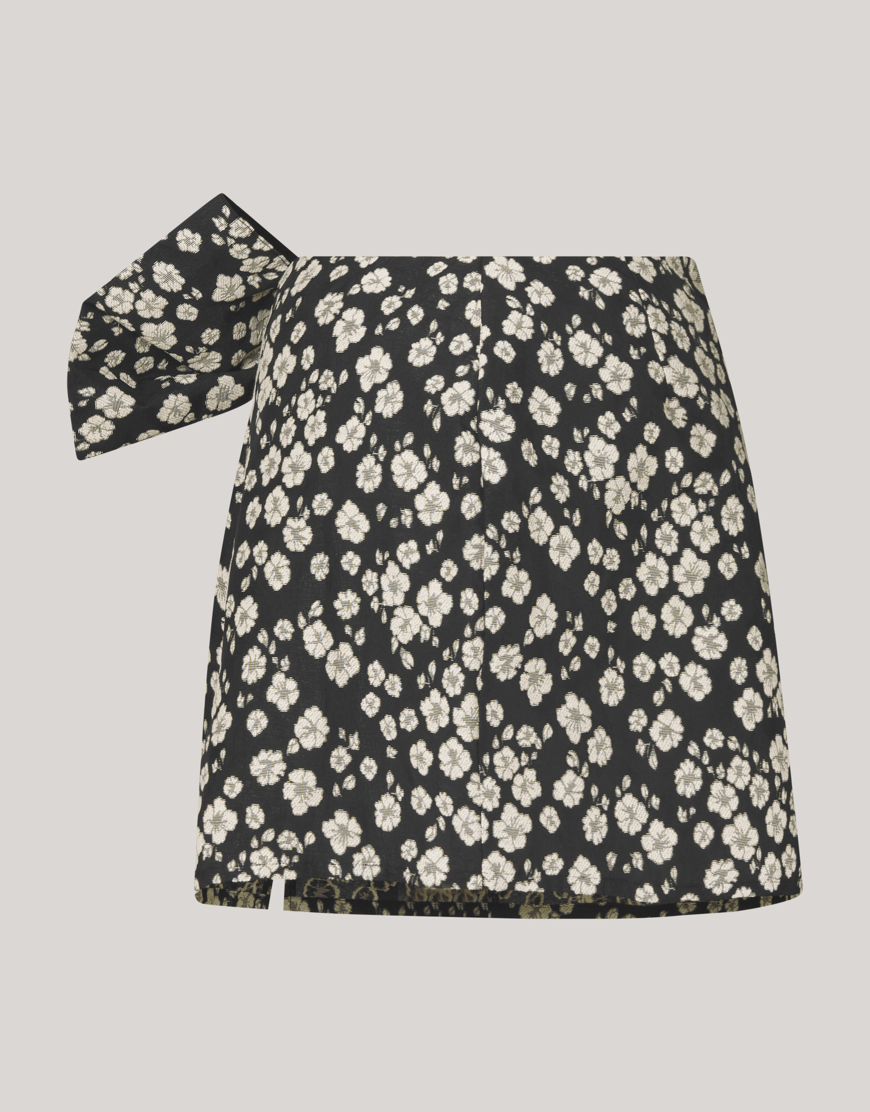 Jacquard Mini Rok Zwart/Wit SHOEBY WOMEN