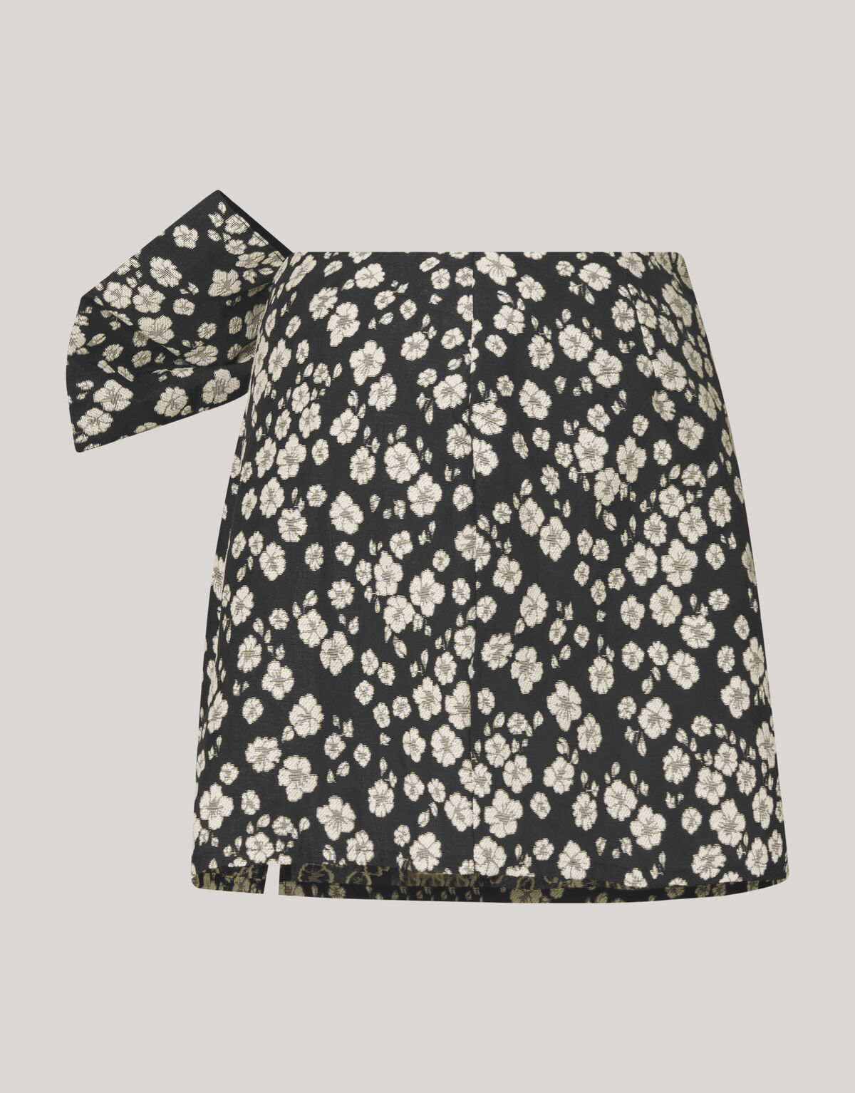 Jacquard Mini Rok Zwart/Wit SHOEBY WOMEN