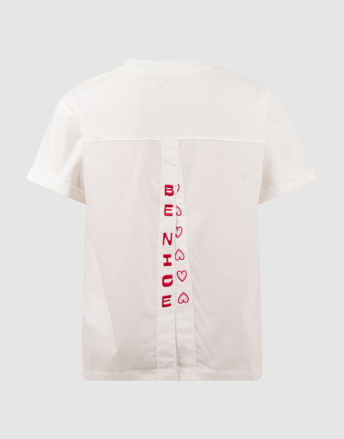 Split Artwork T-shirt Wit SHOEBY GIRLS