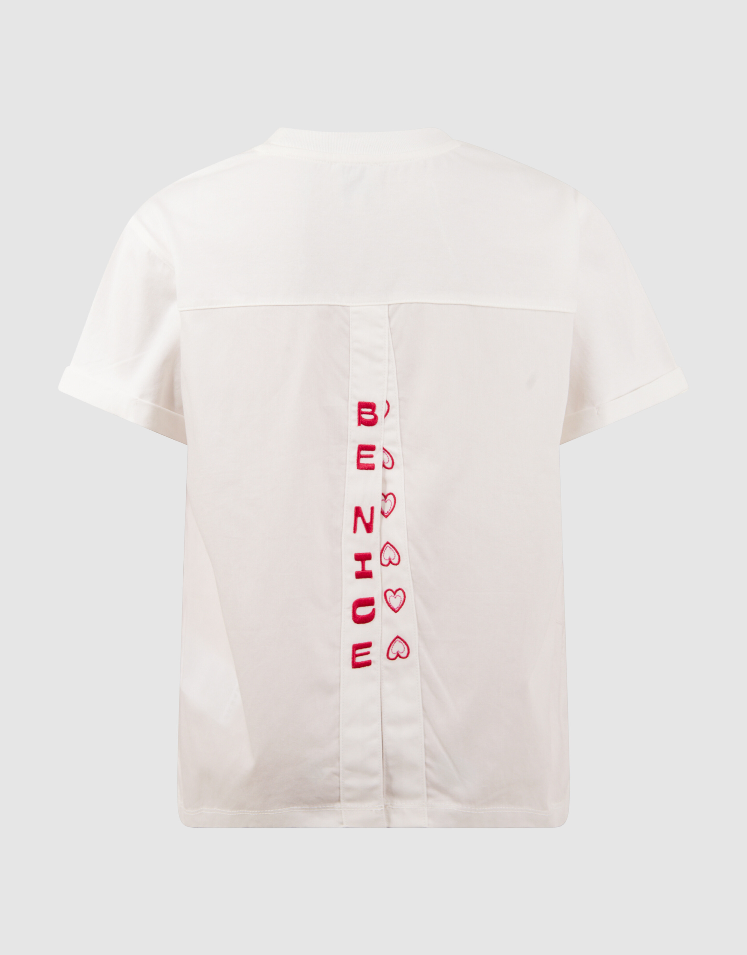 Split Artwork T-shirt Wit SHOEBY GIRLS