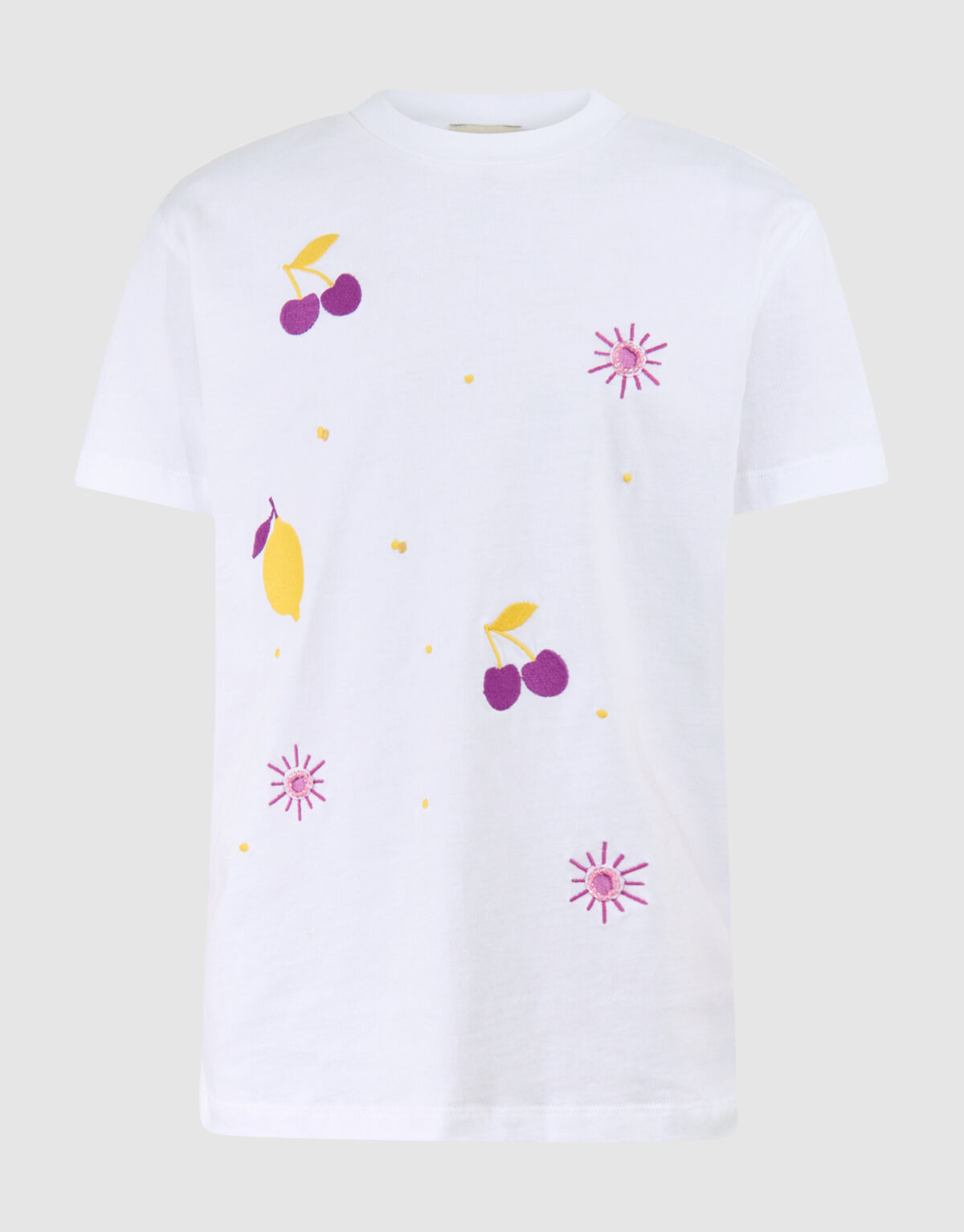 Fruit T-shirt Wit SHOEBY GIRLS