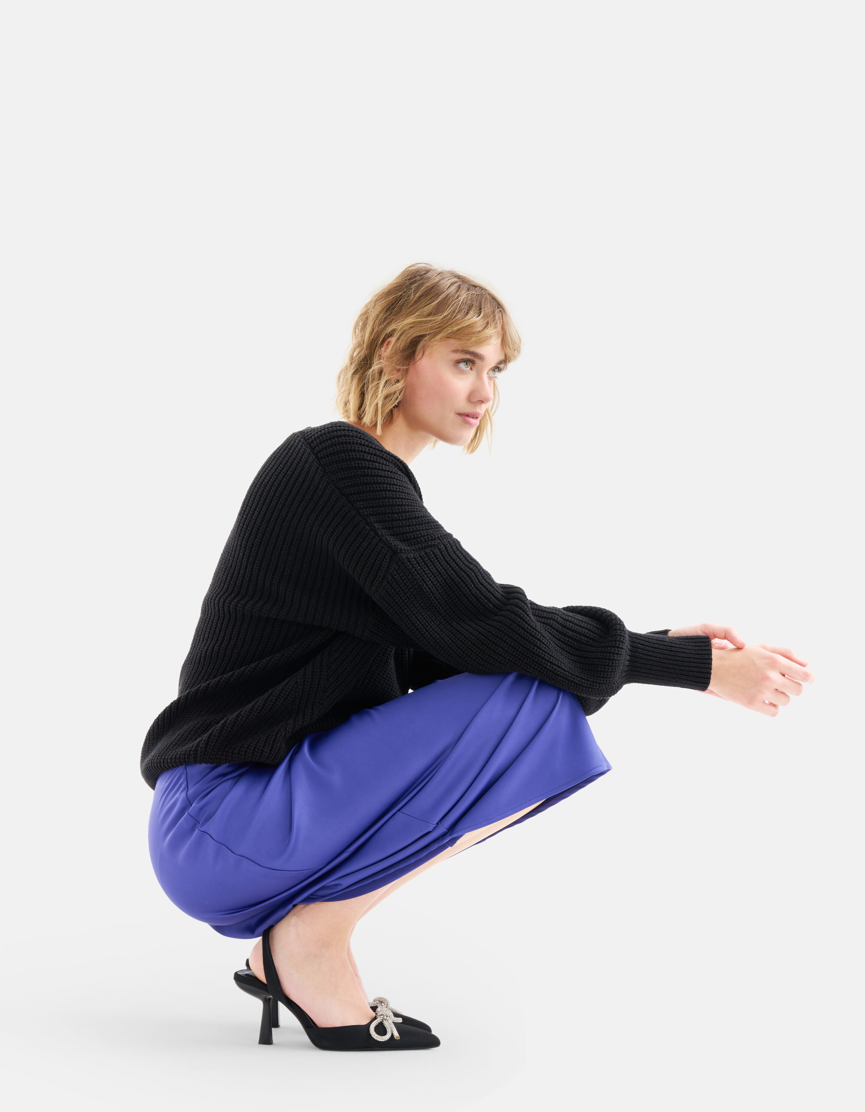 Satijnen Rok Paars SHOEBY WOMEN