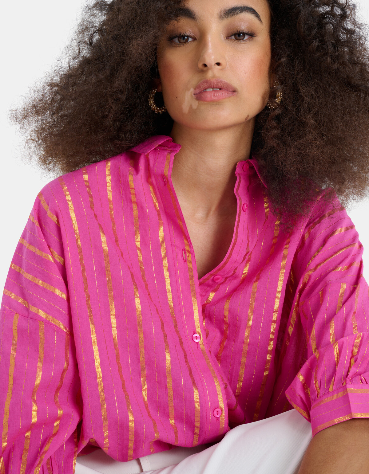 Yarn Dyed Stripe Blouse EKSEPT