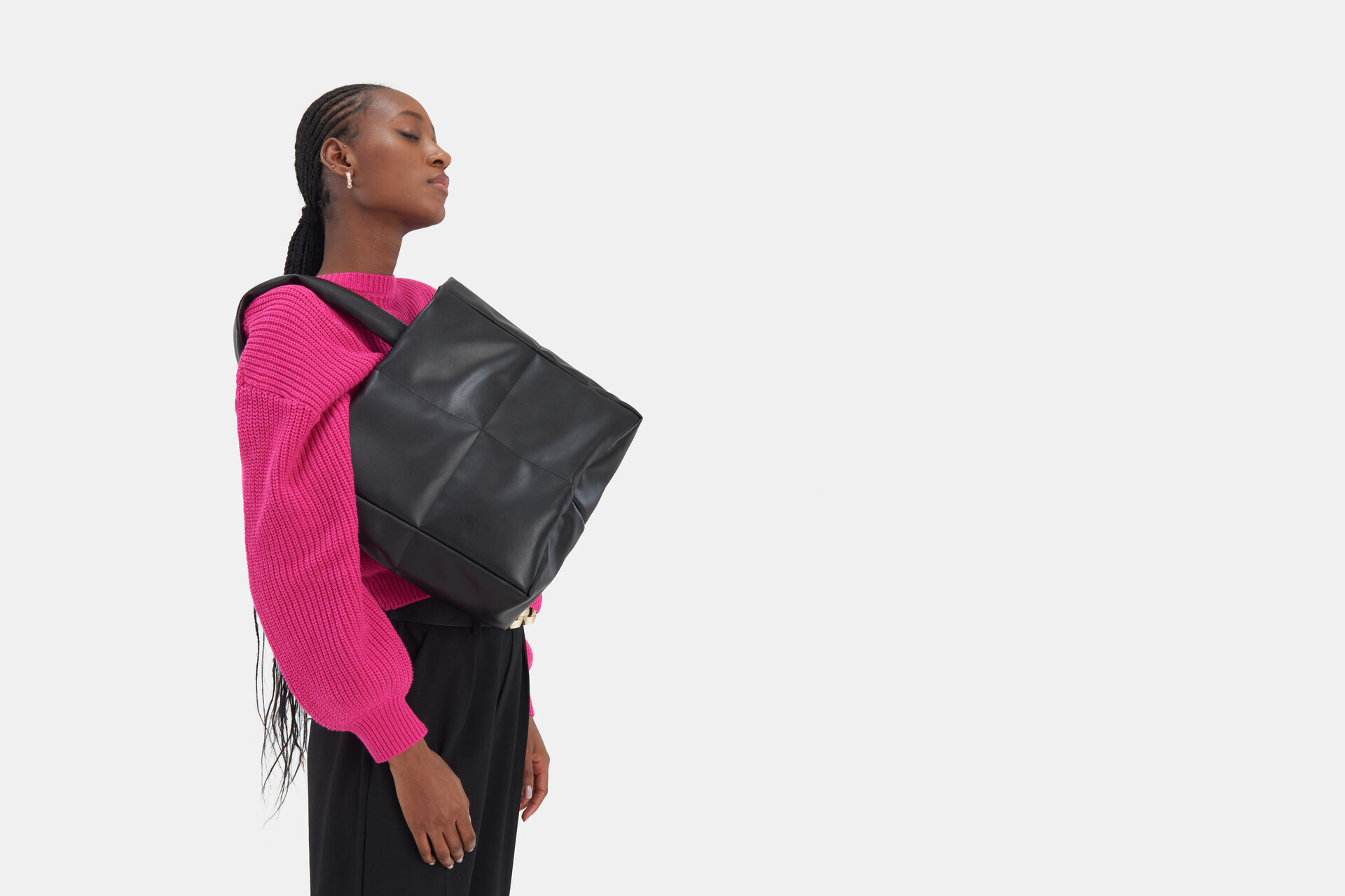 Padded Tas Zwart ACCESSOIRES SHOEBY