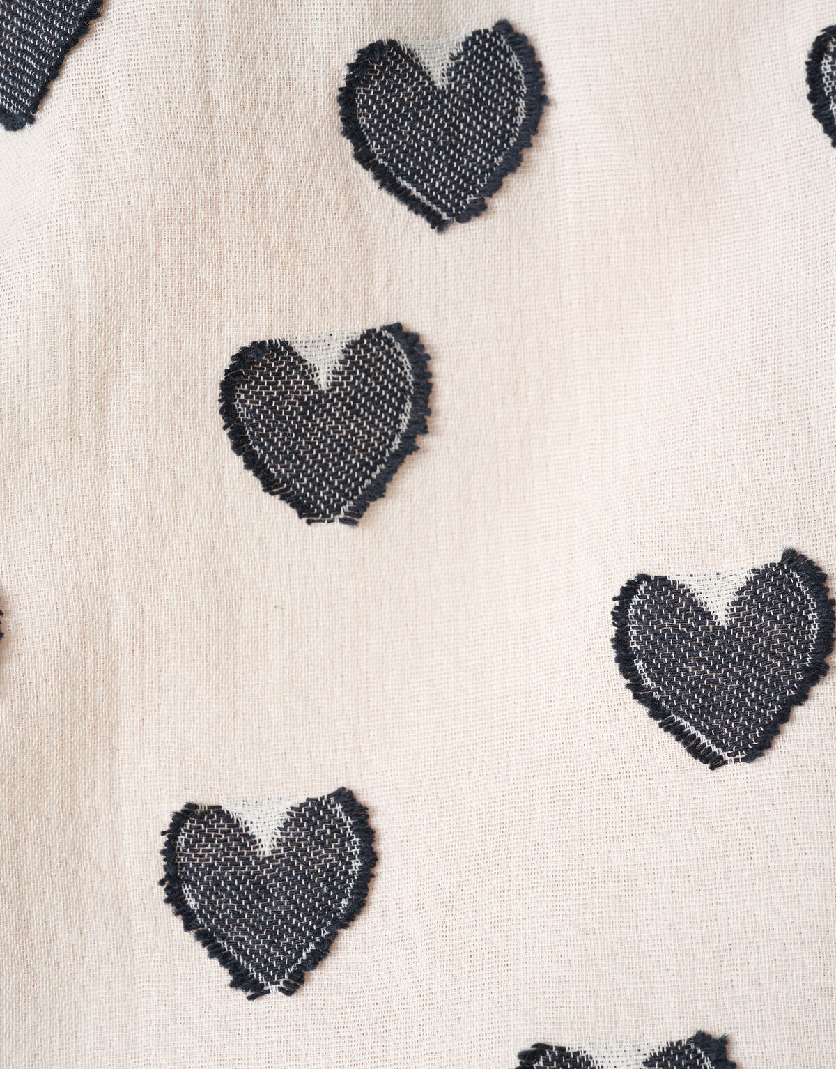 Heart Blouse Gebroken Wit SHOEBY WOMEN