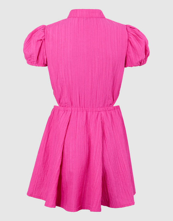 Cut Out Mini Jurk Roze SHOEBY GIRLS