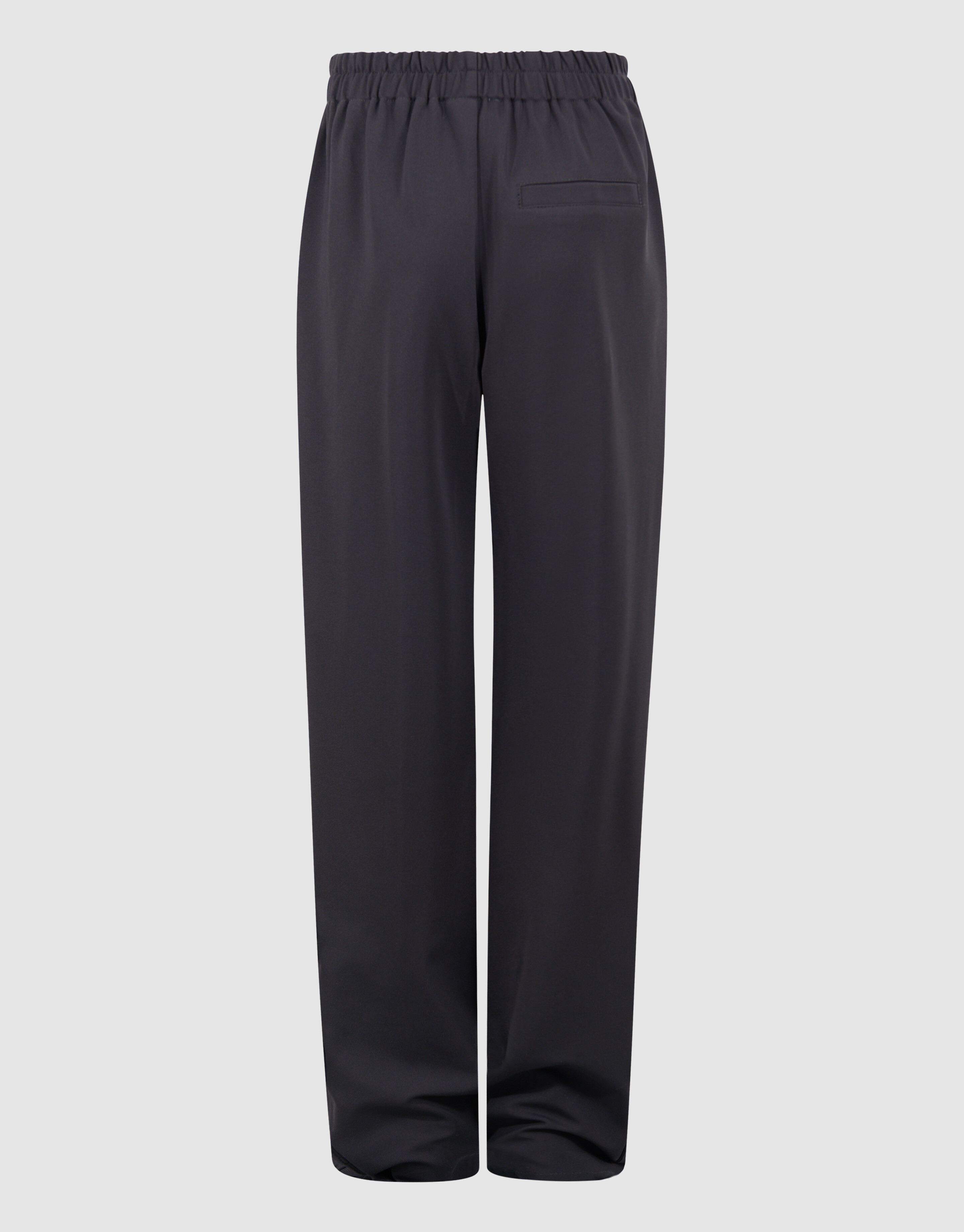 Sporty Strik Wide Leg Broek Donkergrijs SHOEBY GIRLS