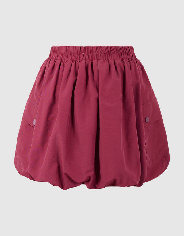 Parachute Balloon Fit Rok Donkerrood SHOEBY GIRLS