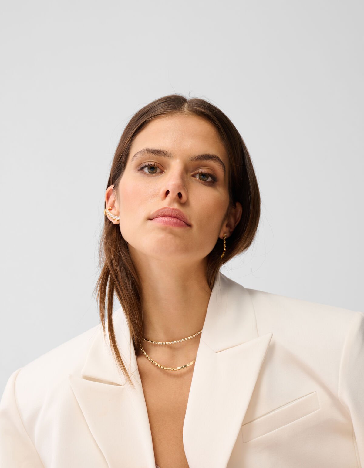 Oversized Blazer Gebroken Wit SHOEBY WOMEN