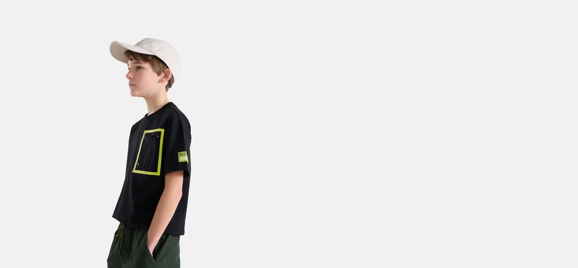 Oversized T-shirt Zwart SHOEBY BOYS