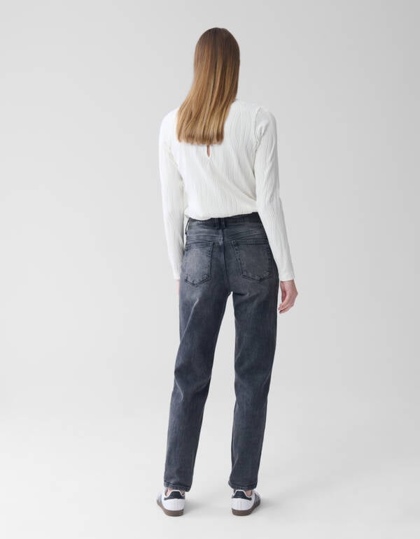 Tapered Fit Jeans Donkergrijs L29 SHOEBY WOMEN
