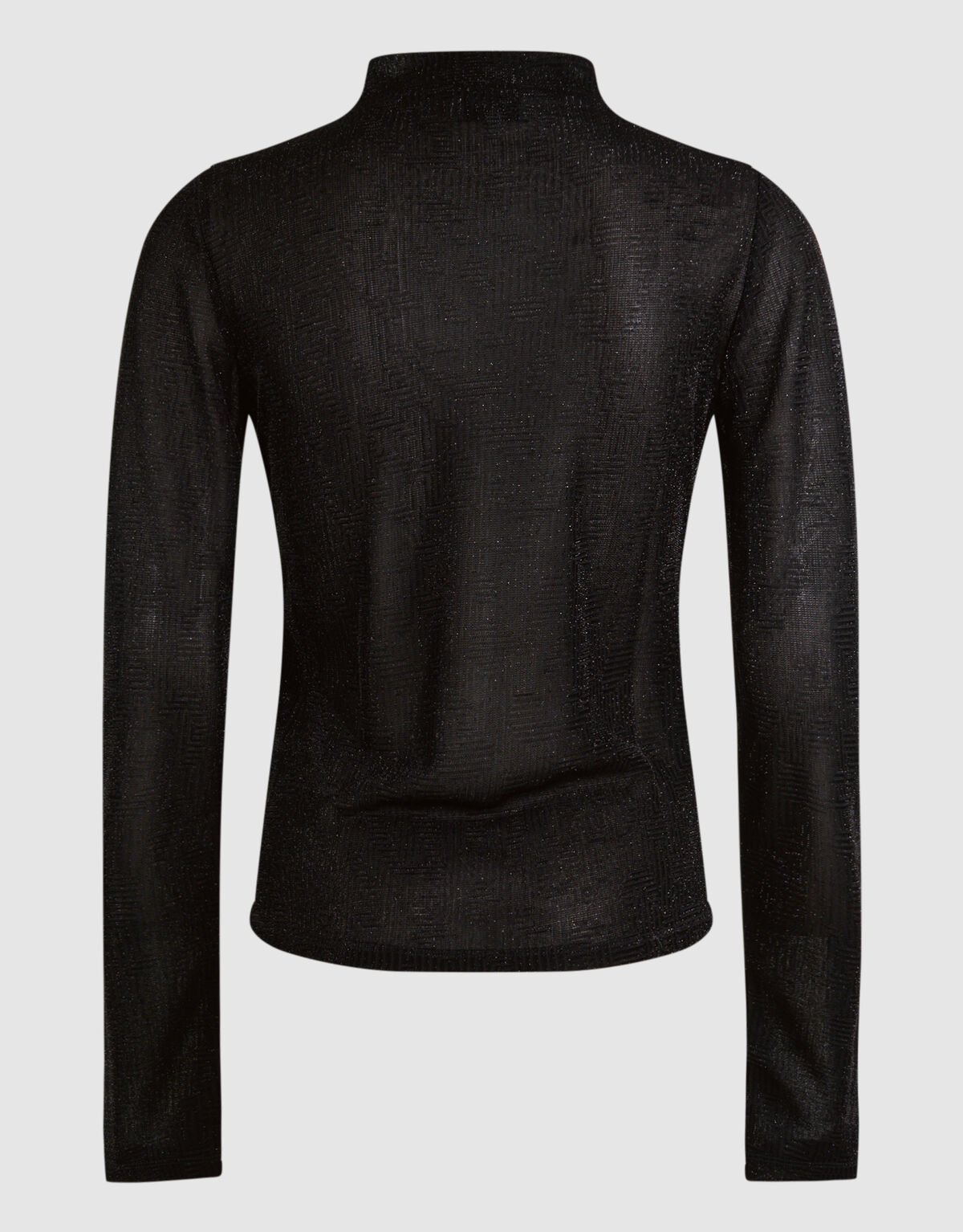 Glitter Cut Out Top Zwart SHOEBY WOMEN