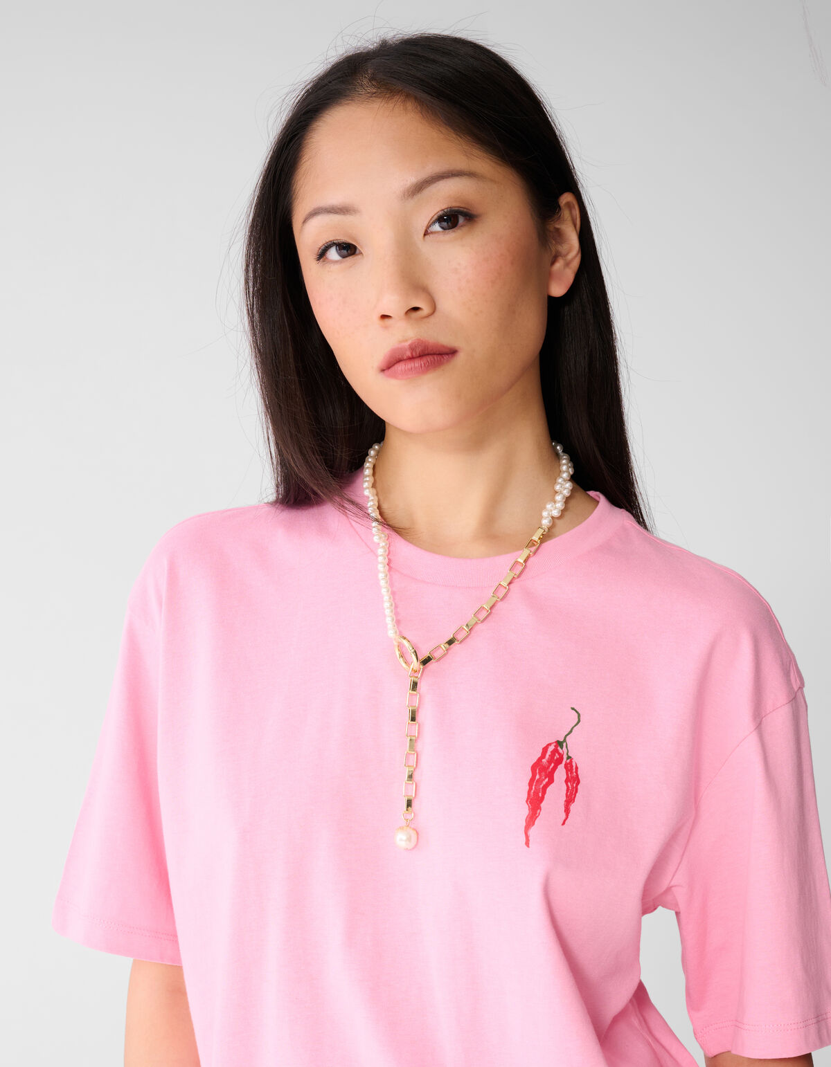 Bulky Parel Ketting Goud SHOEBY ACCESSOIRES