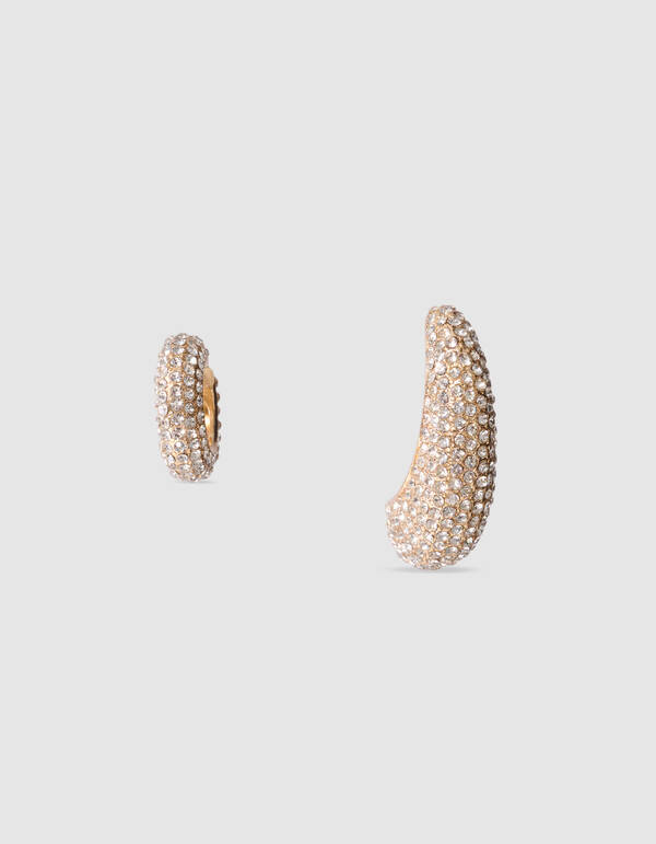 Pointy Strass Oorbellen Set Goud SHOEBY ACCESSOIRES