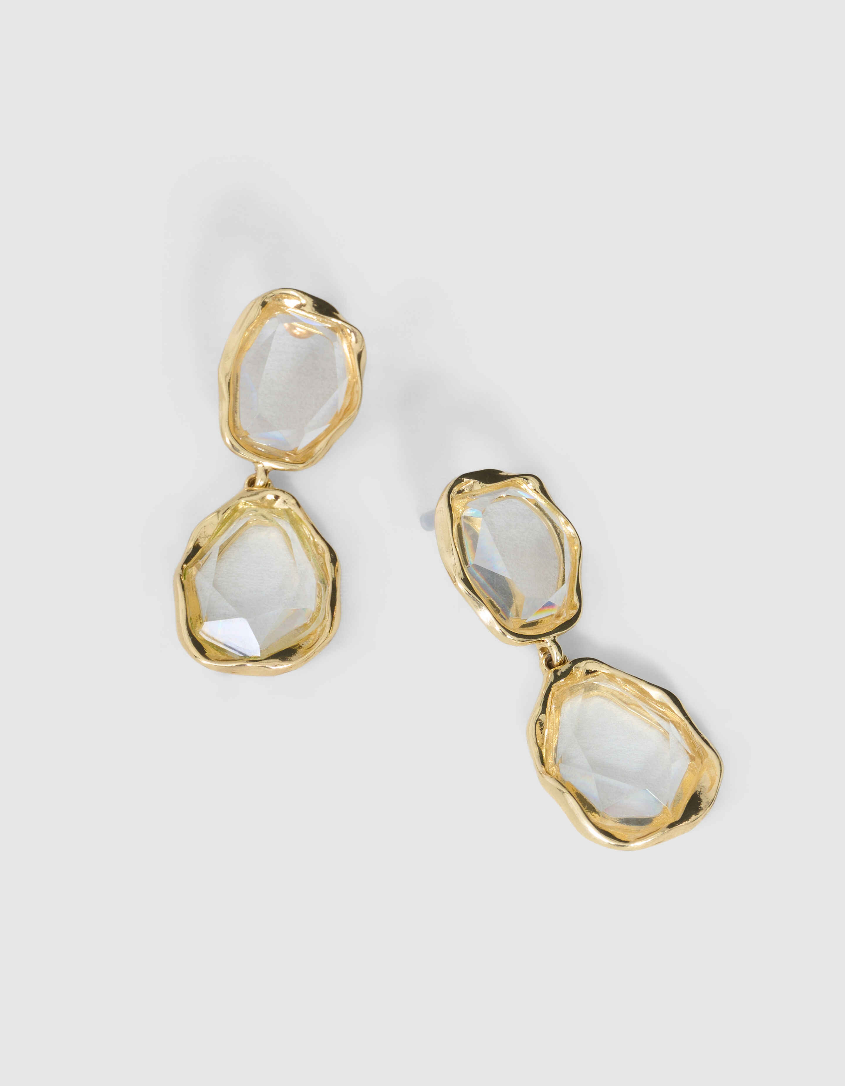 Vintage Stone Oorbellen Goud SHOEBY ACCESSOIRES