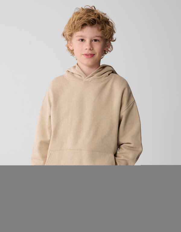 Breaker Artwork Hoodie Beige SHOEBY BOYS