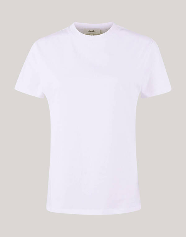 Basis T-shirt Wit SHOEBY WOMEN