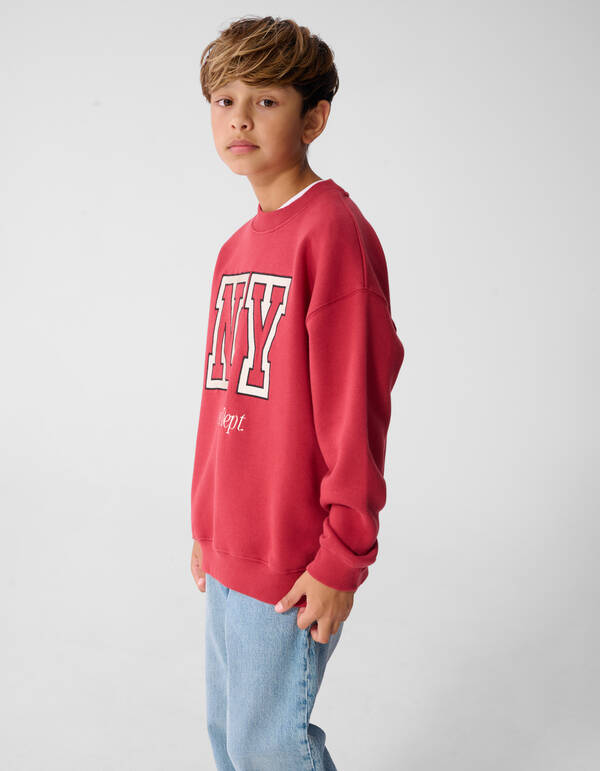 Logo Sweater Rood SHOEBY BOYS