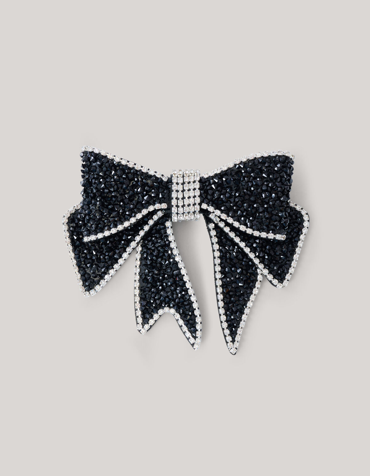 Beaded Strik Broche Zwart SHOEBY ACCESSOIRES