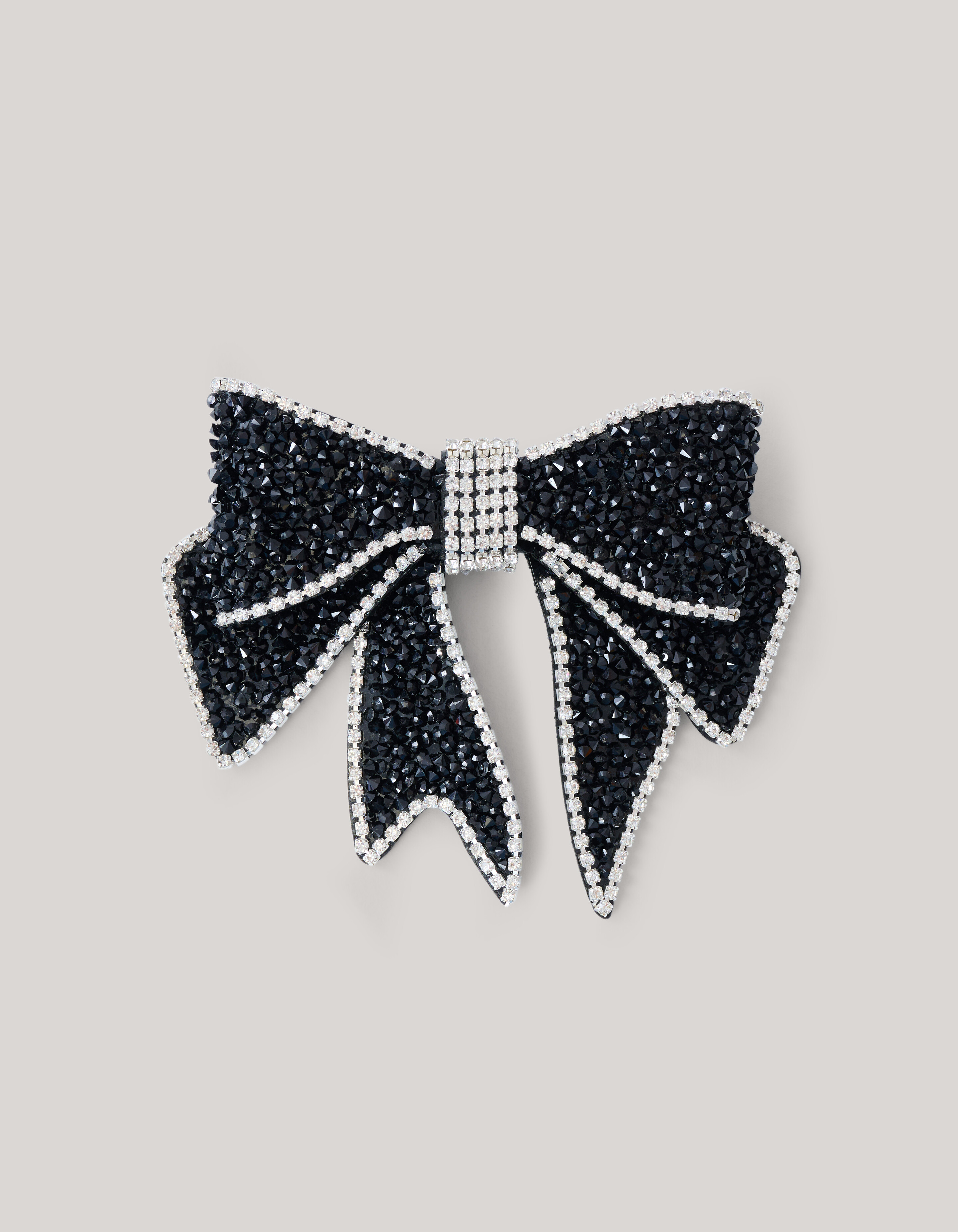 Beaded Strik Broche Zwart SHOEBY ACCESSOIRES