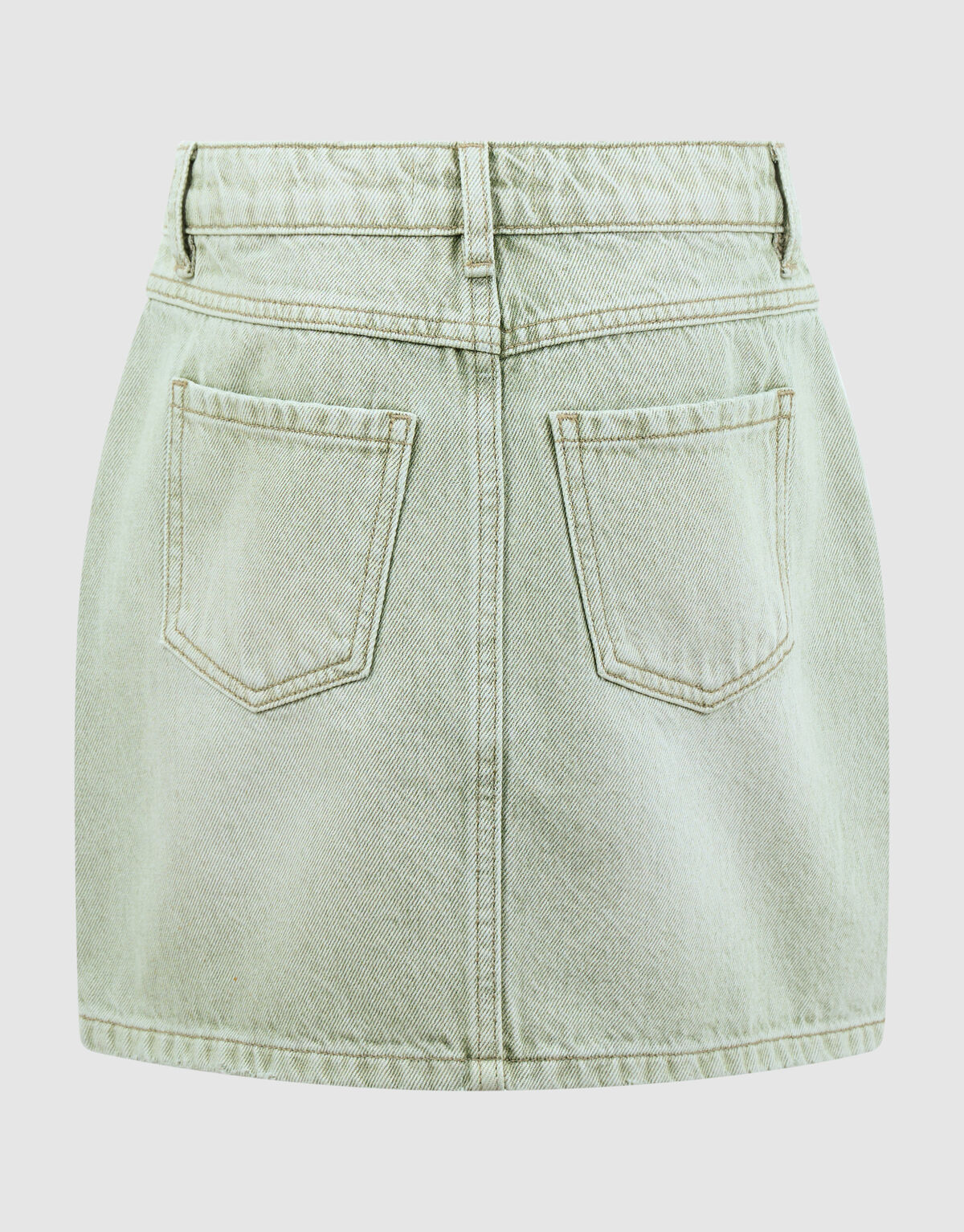 Rhinestone Denim Rok Groen SHOEBY GIRLS