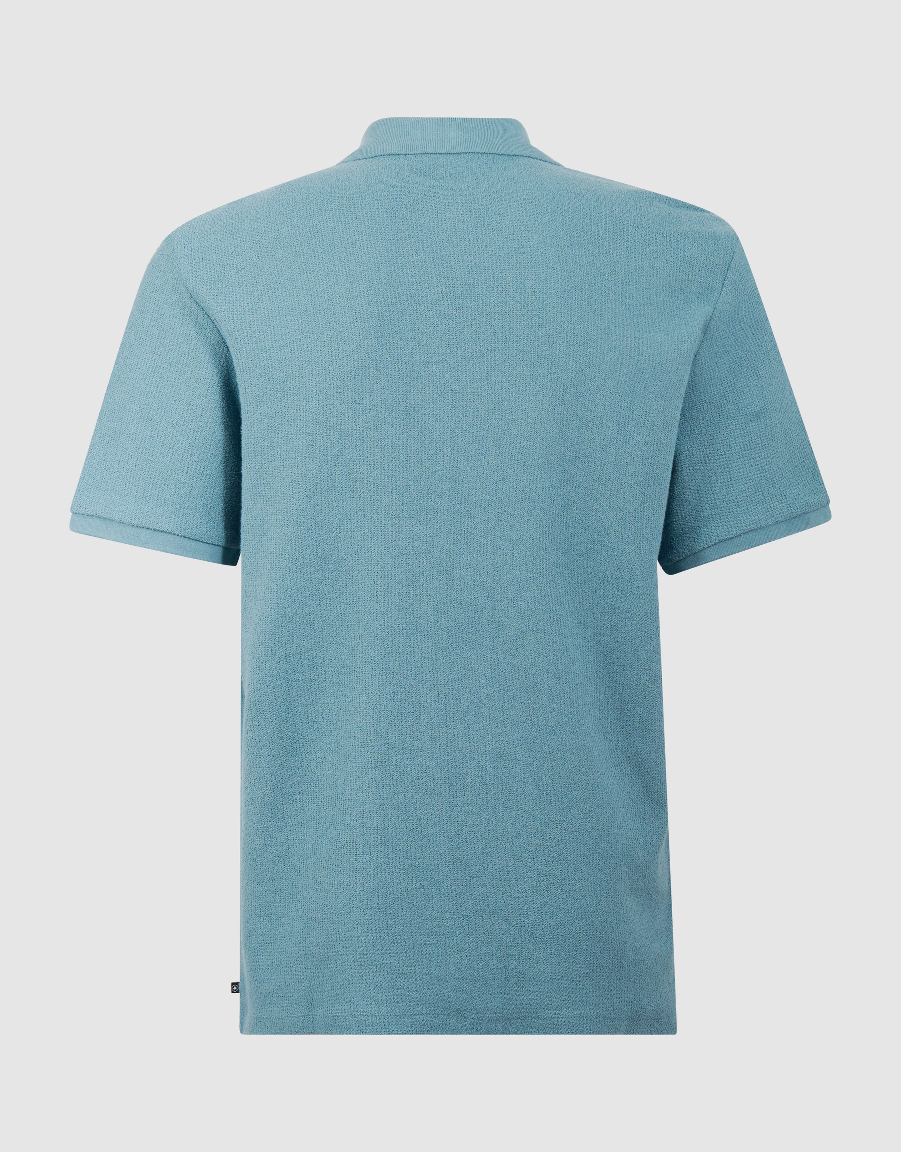 Gebreid Overhemd Blauw SHOEBY MEN