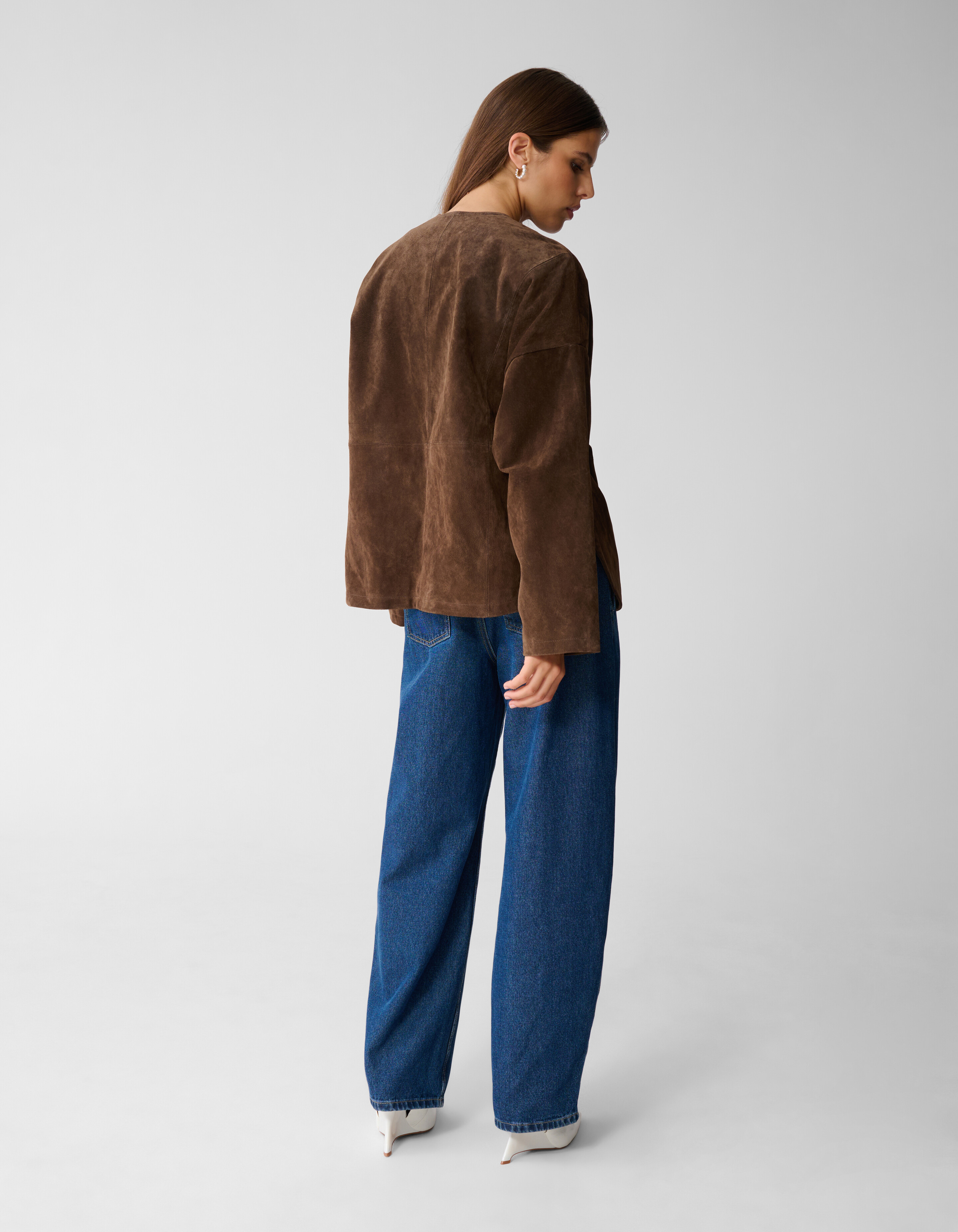 Relaxed Fit Suede Jack Bruin By Mieke SHOEBY WOMEN