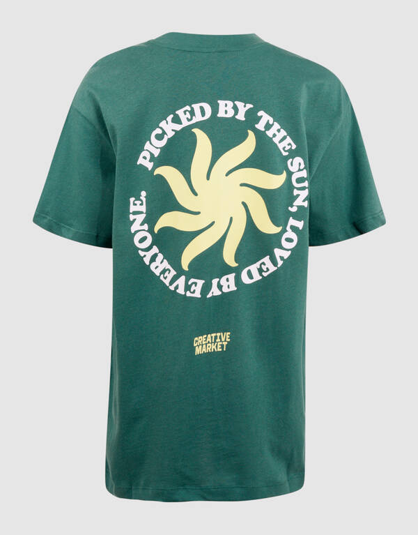 Market Artwork T-shirt Groen SHOEBY BOYS