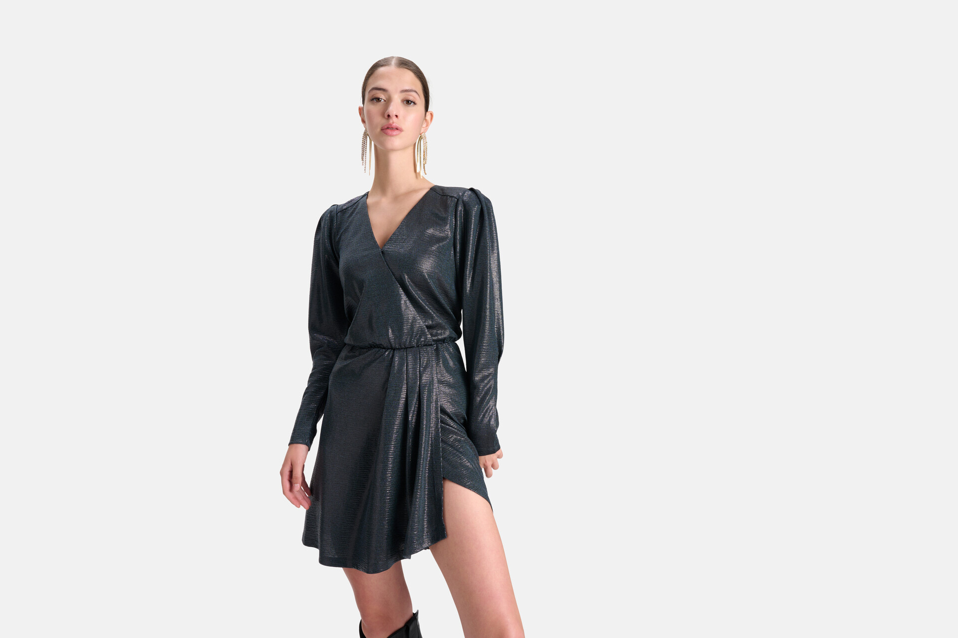 Coated Jurk Petrol SHOEBY WOMEN