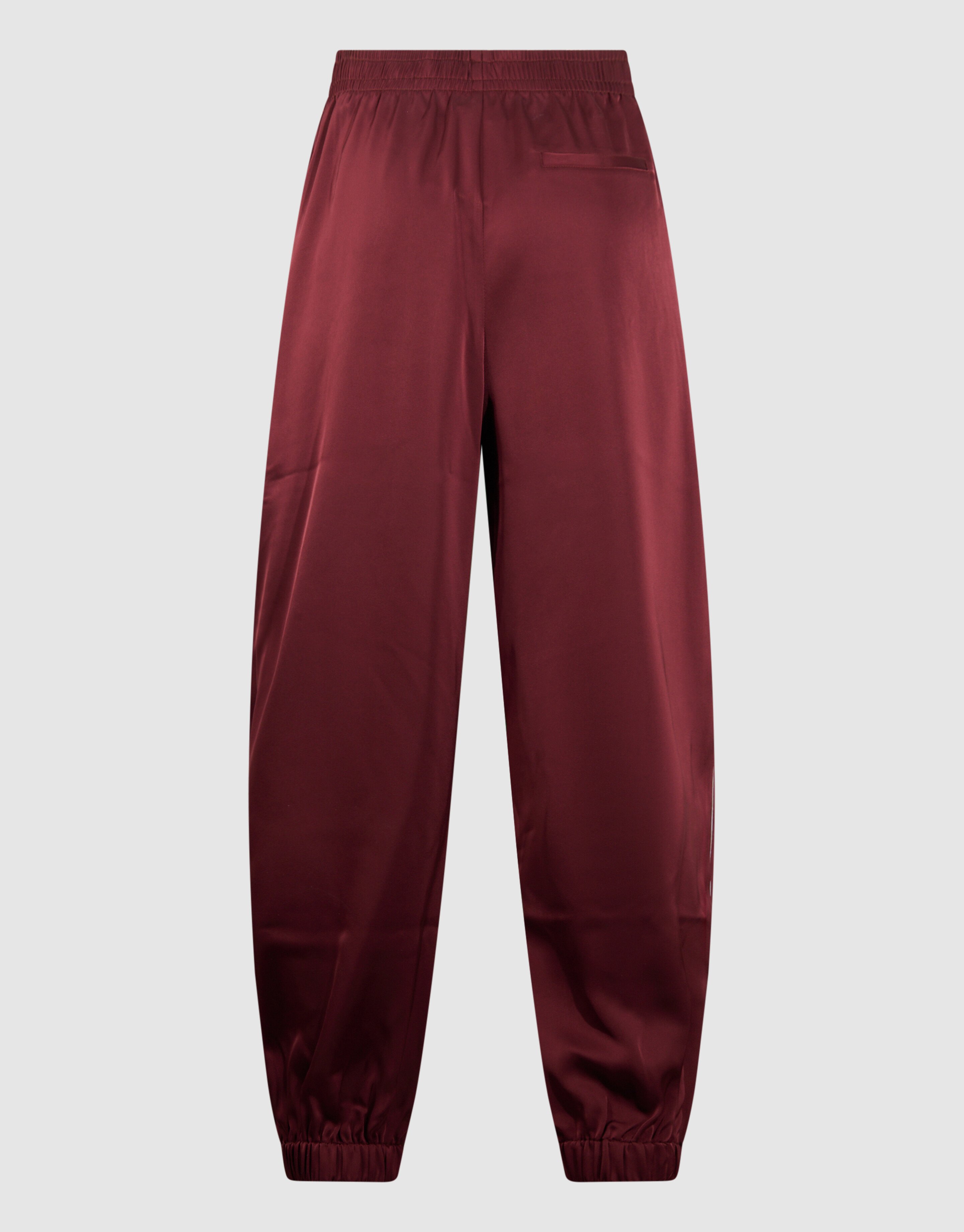 Satijnen Contrast Jogger Donkerrood SHOEBY WOMEN