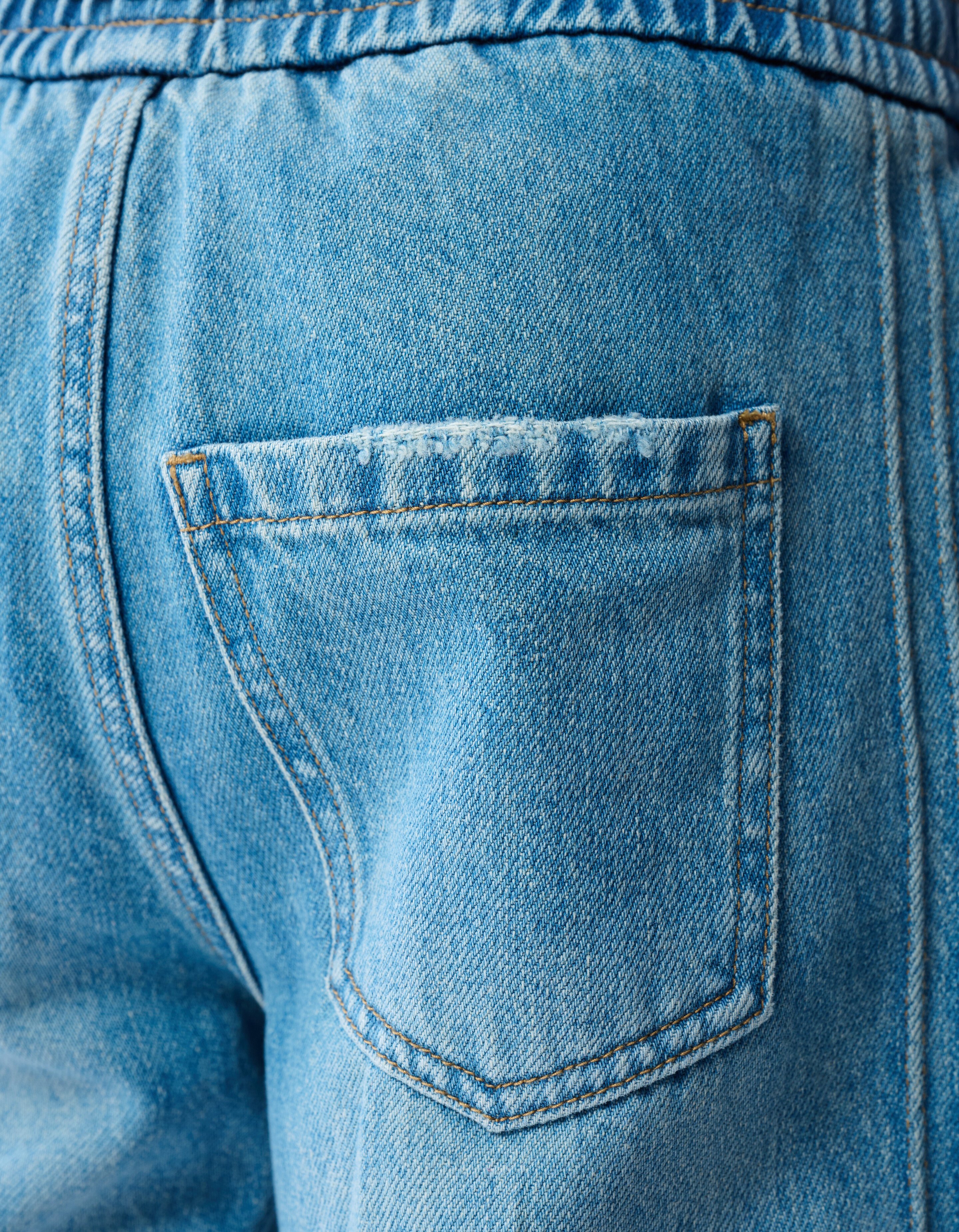 Sporty Baggy Fit Jeans Mediumstone SHOEBY BOYS