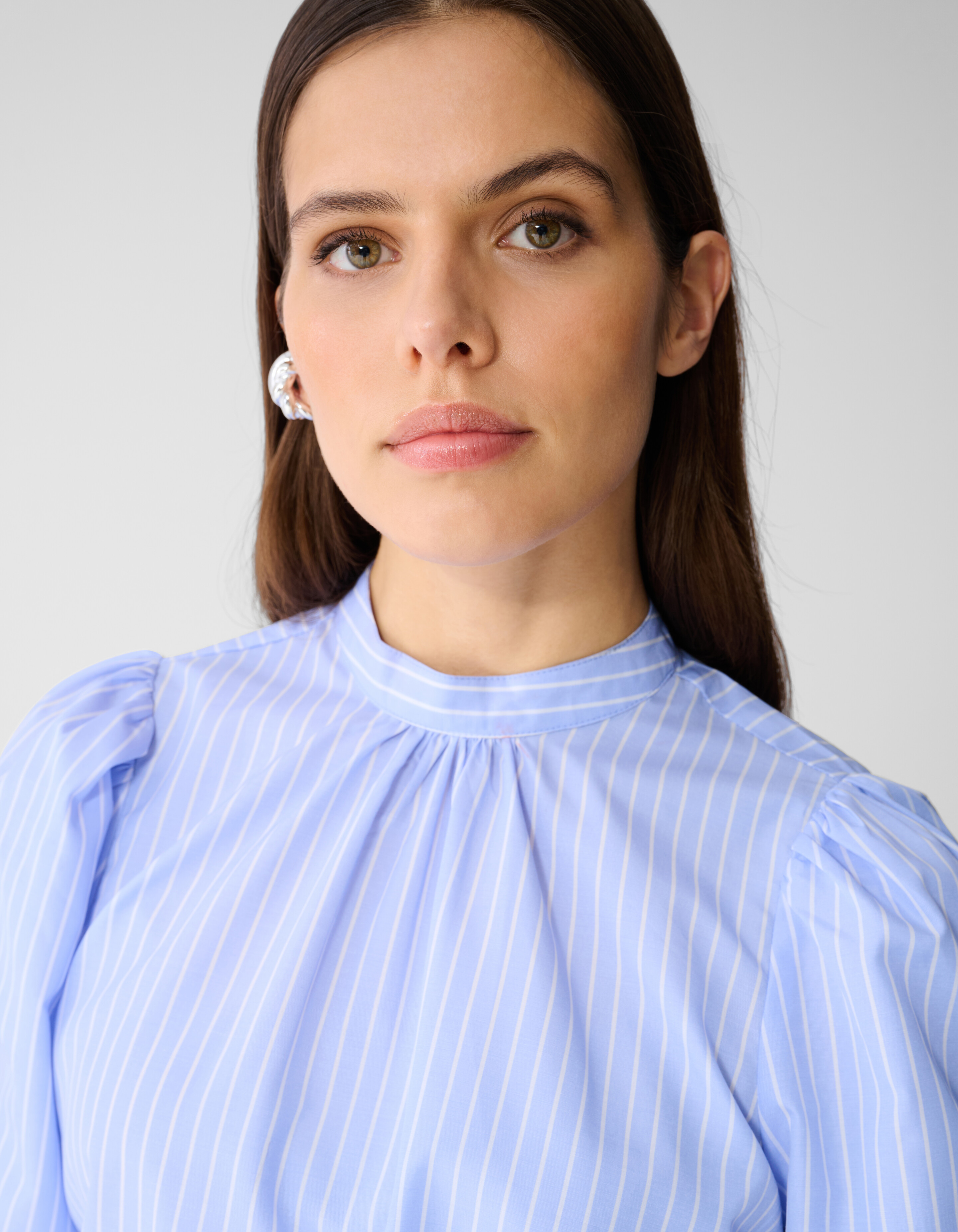 Pinstripe Blouse Blauw SHOEBY WOMEN