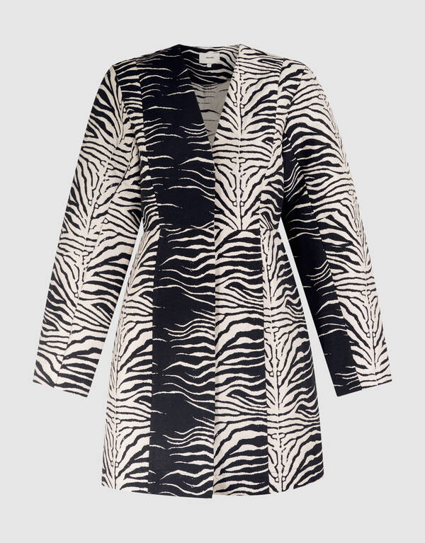 Egg Shaped Mini Jurk Zwart/Gebroken Wit SHOEBY WOMEN