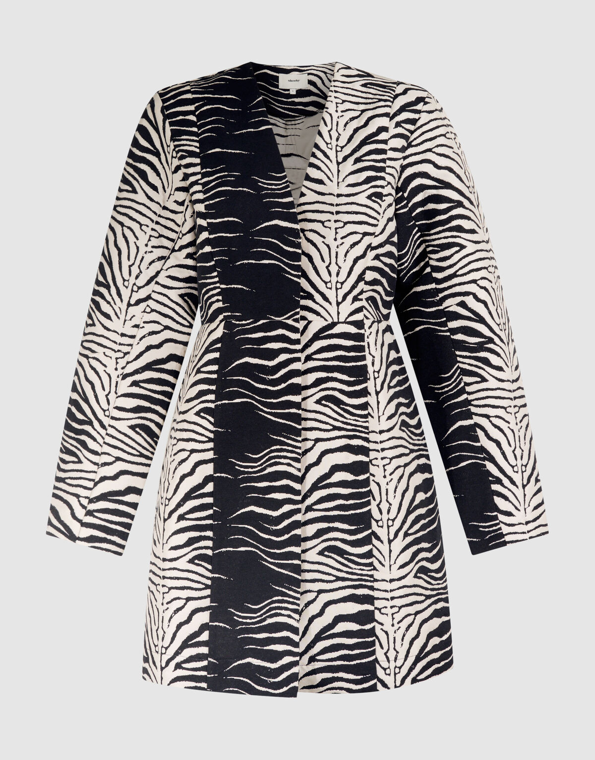 Egg Shaped Mini Jurk Zwart/Gebroken Wit SHOEBY WOMEN