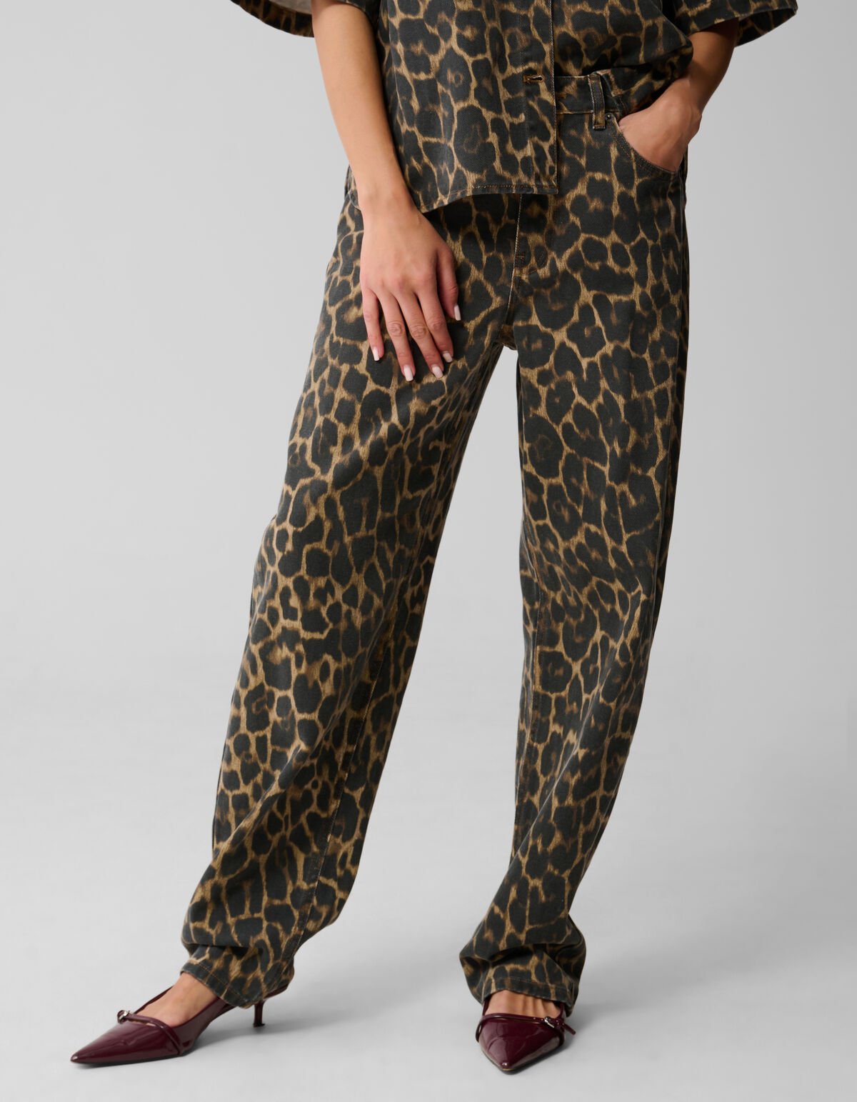Jaguar Balloon Fit Jeans Bruin SHOEBY WOMEN