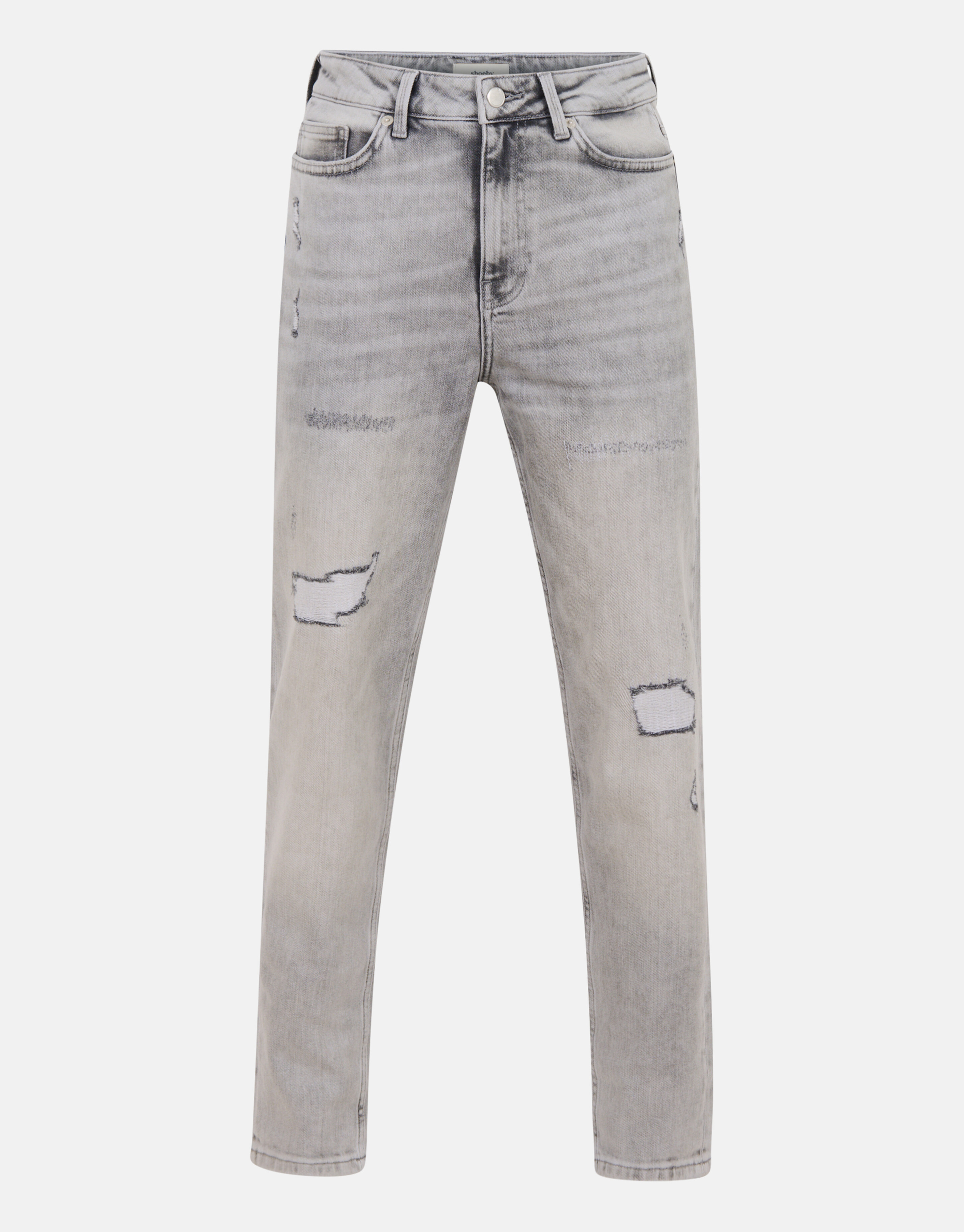 Tapered Fit Jeans Lichtgrijs EKSEPT