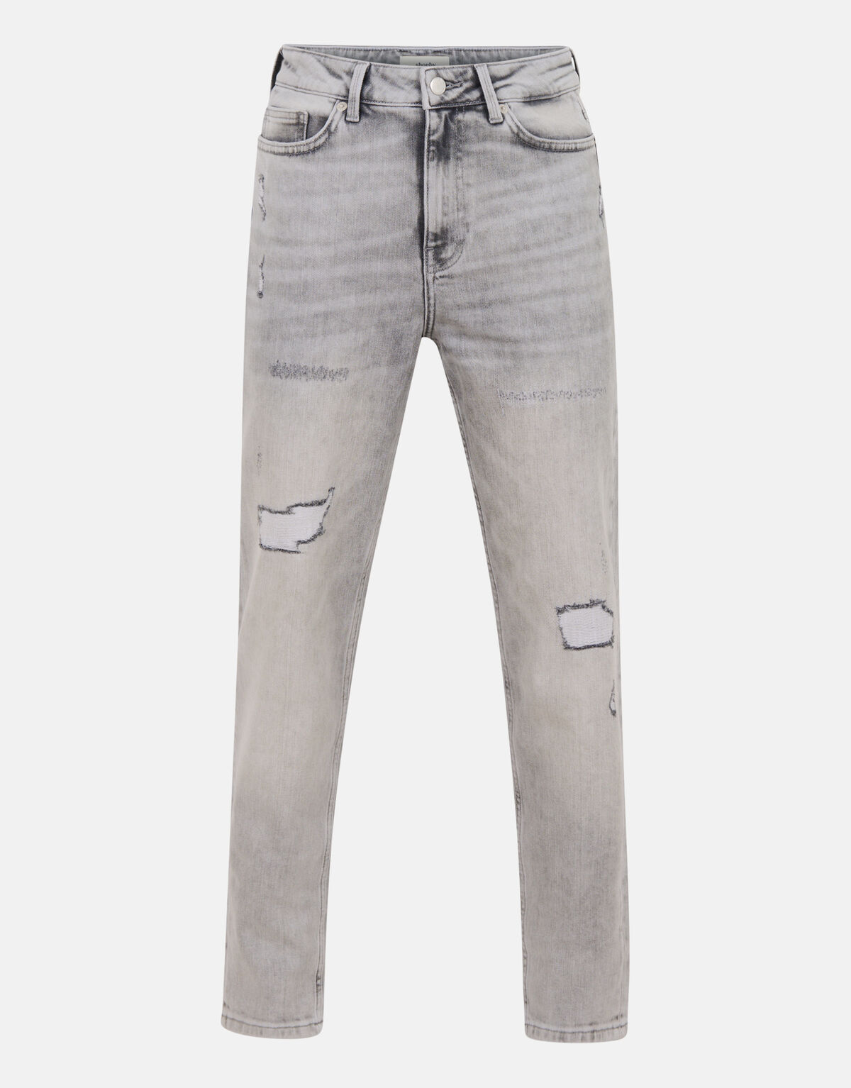 Tapered Fit Jeans Lichtgrijs EKSEPT