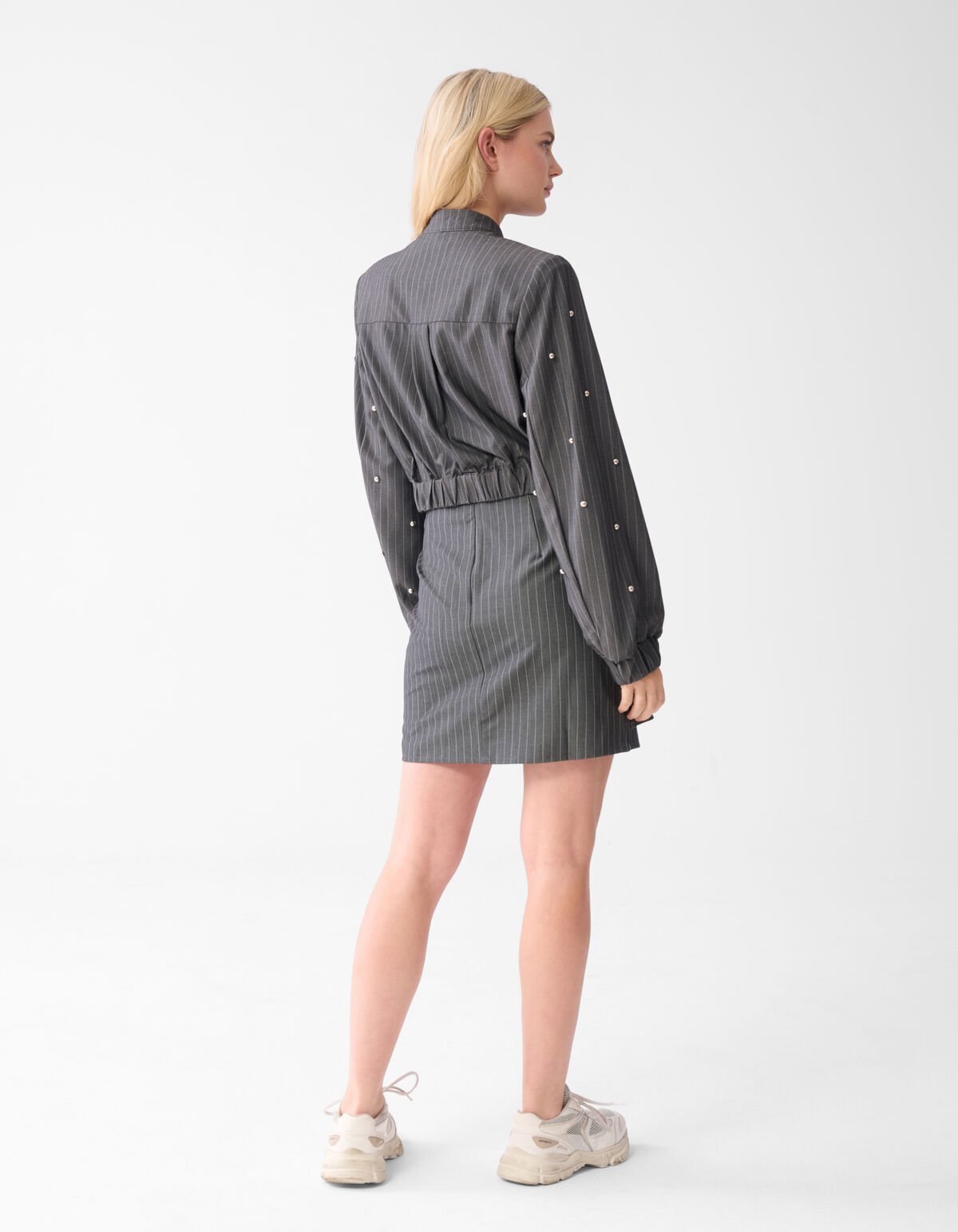 Studs Bomber Donkergrijs SHOEBY WOMEN