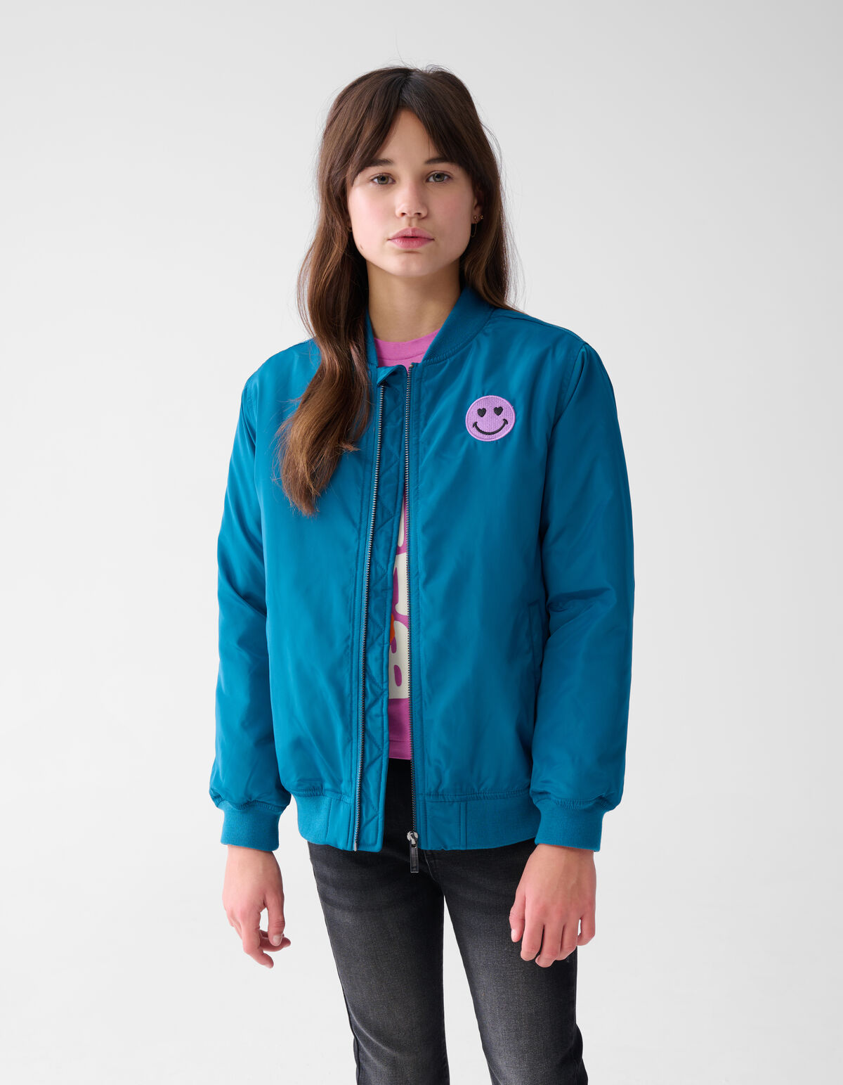 Varsity Bomber Blauw SHOEBY GIRLS