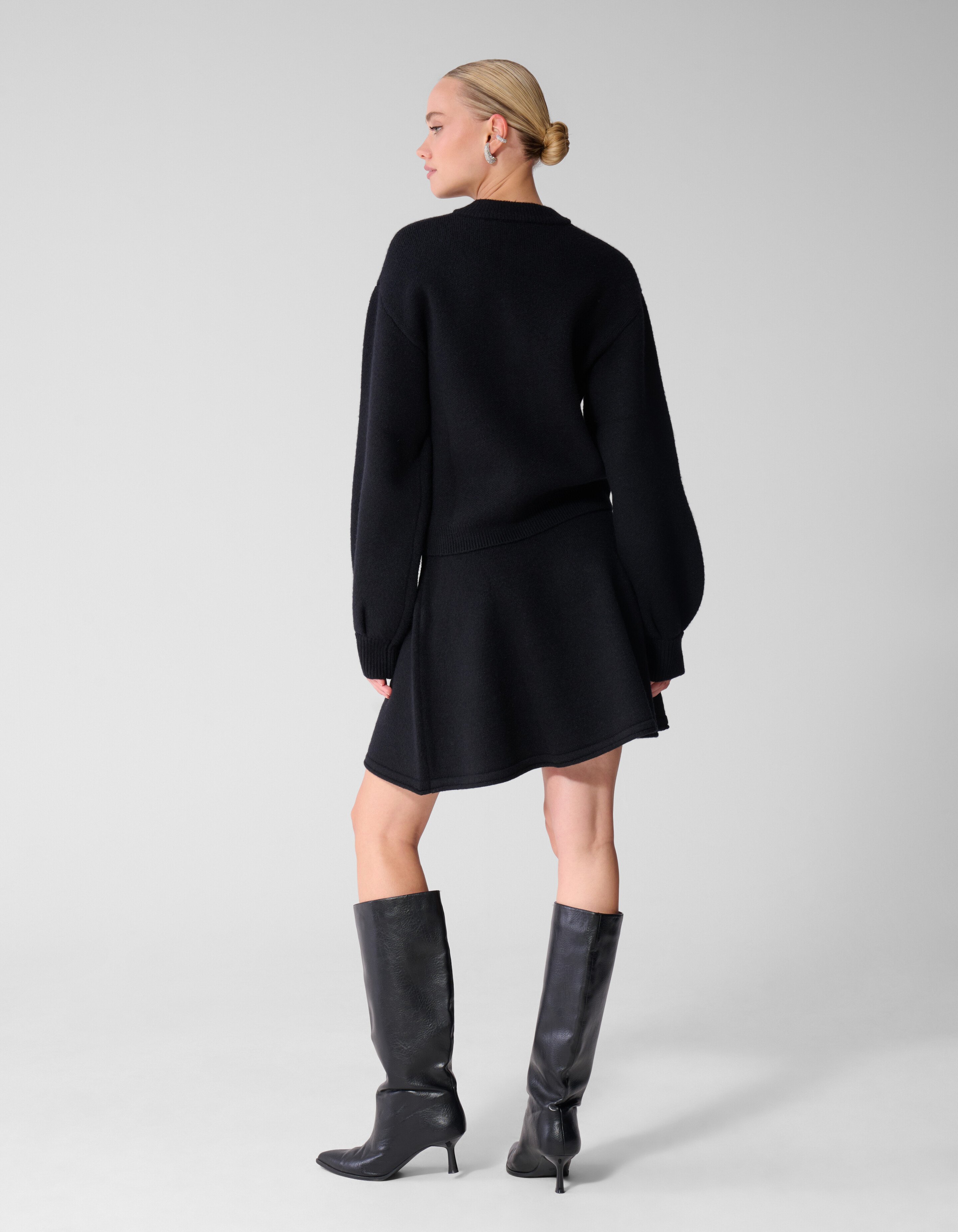 Gebreide Rok Antraciet SHOEBY WOMEN