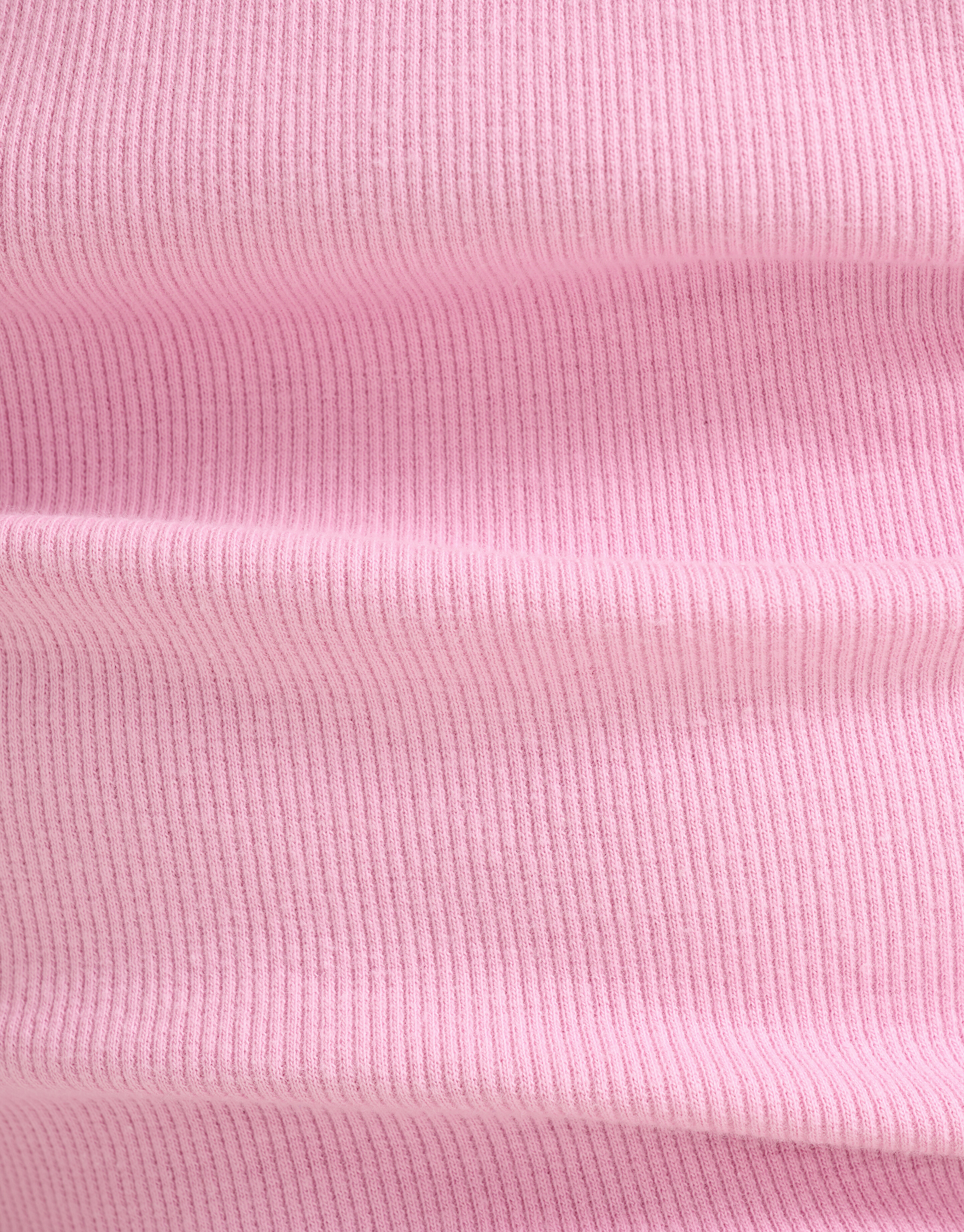 Ruffle Rib Top Roze SHOEBY GIRLS