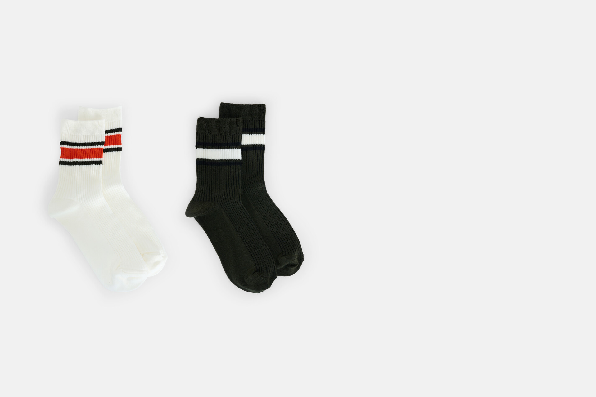Two Pack Gestreepte Sokken SHOEBY ACCESSOIRES