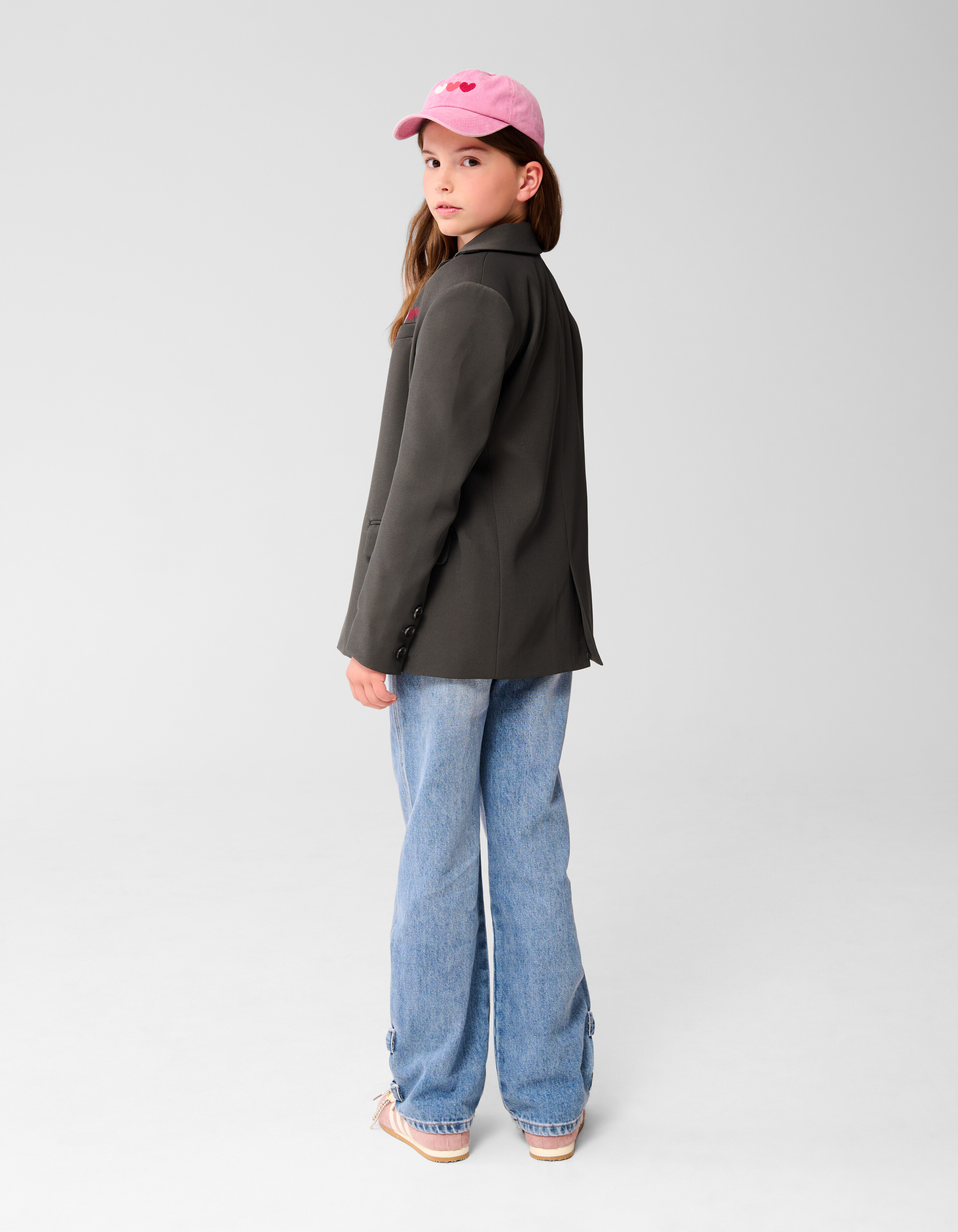 Varsity Blazer Donkergrijs SHOEBY GIRLS