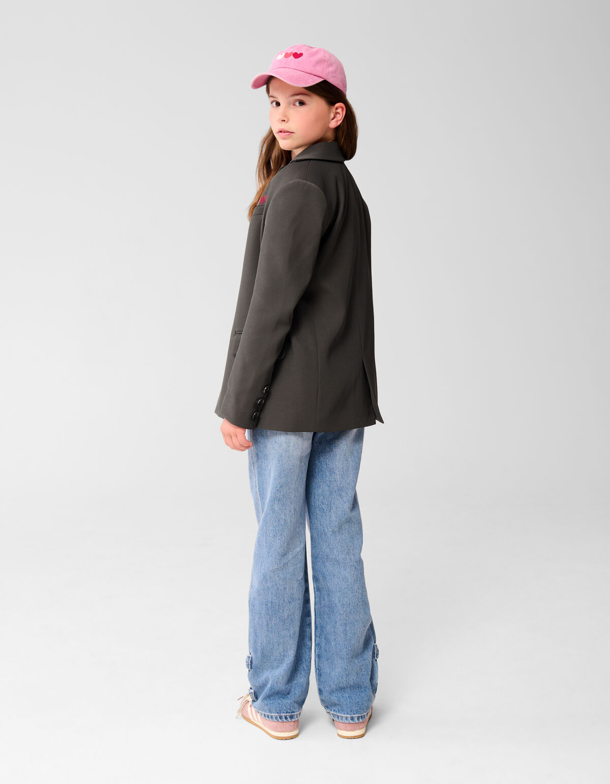 Varsity Blazer Donkergrijs SHOEBY GIRLS