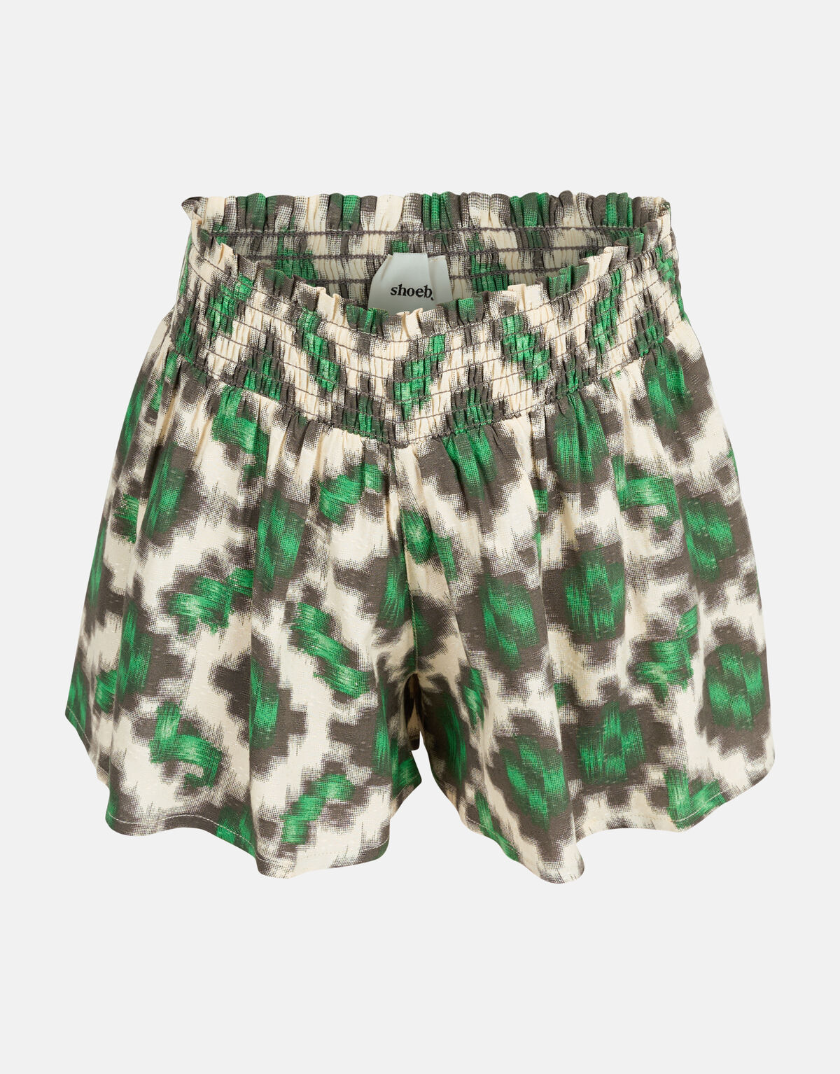 Grafische Short Gebroken Wit SHOEBY GIRLS