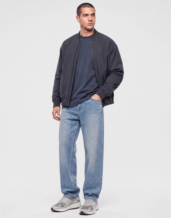 Technische Bomber Jack Donkergrijs SHOEBY MEN